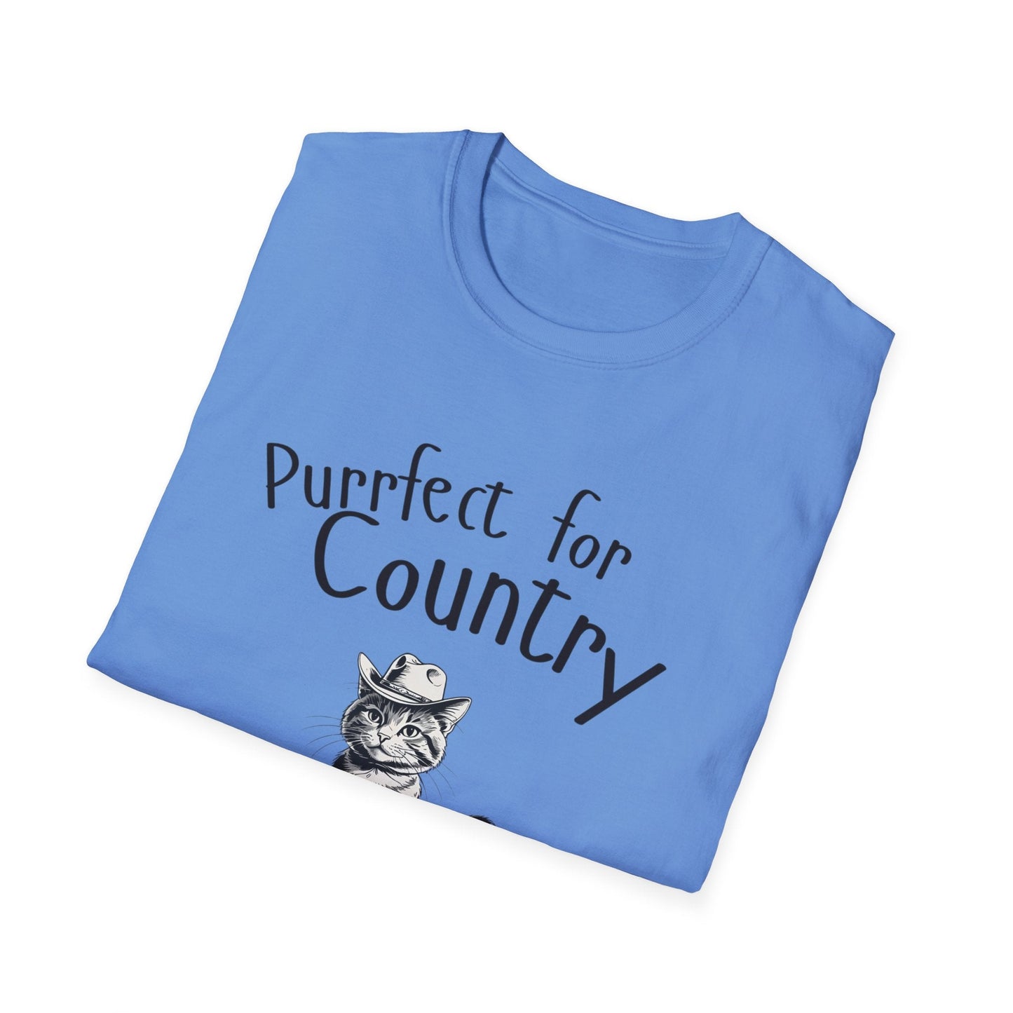Purrfect for Country Cat Lover T-Shirt - SJM Print Store