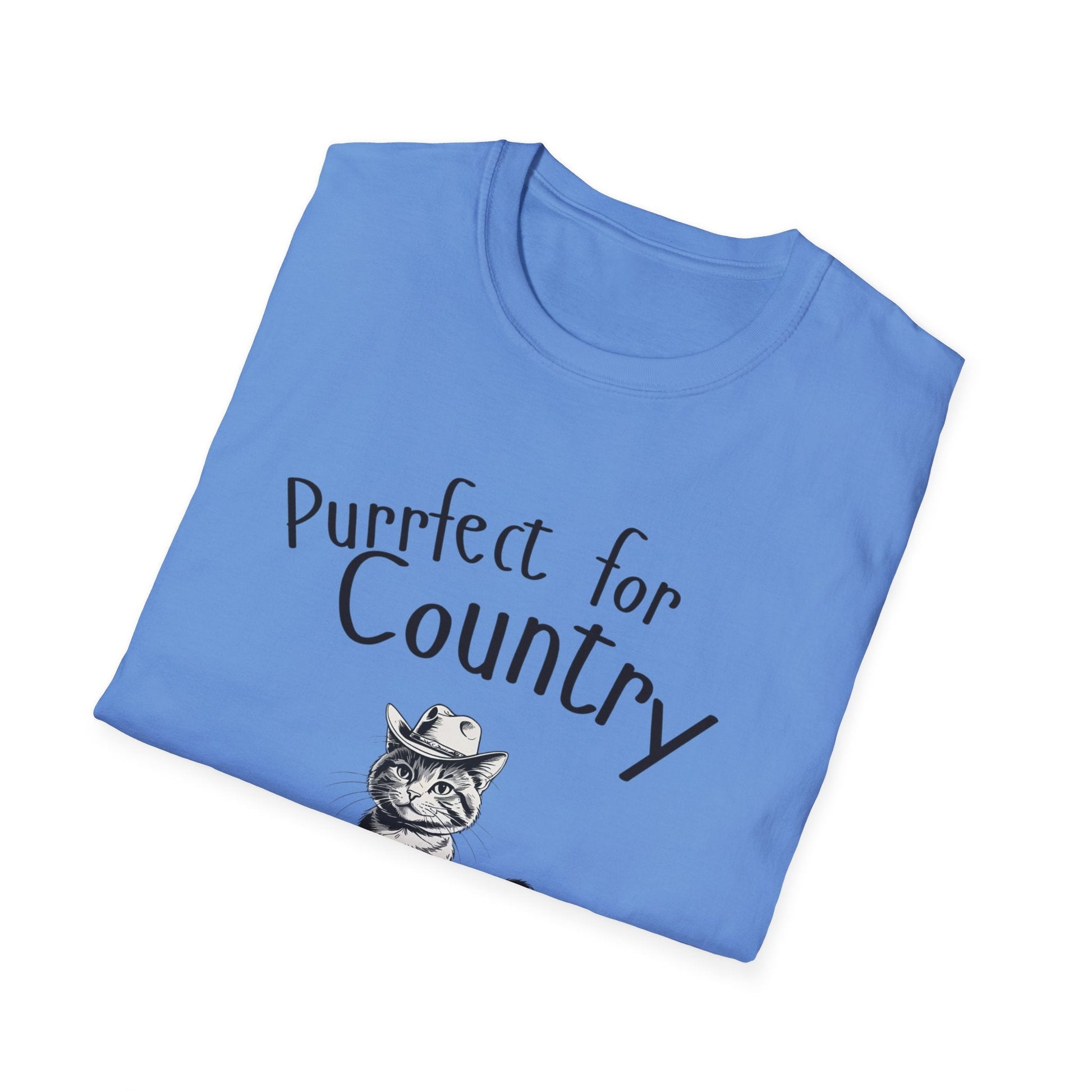 Purrfect for Country Cat Lover T-Shirt - SJM Print Store