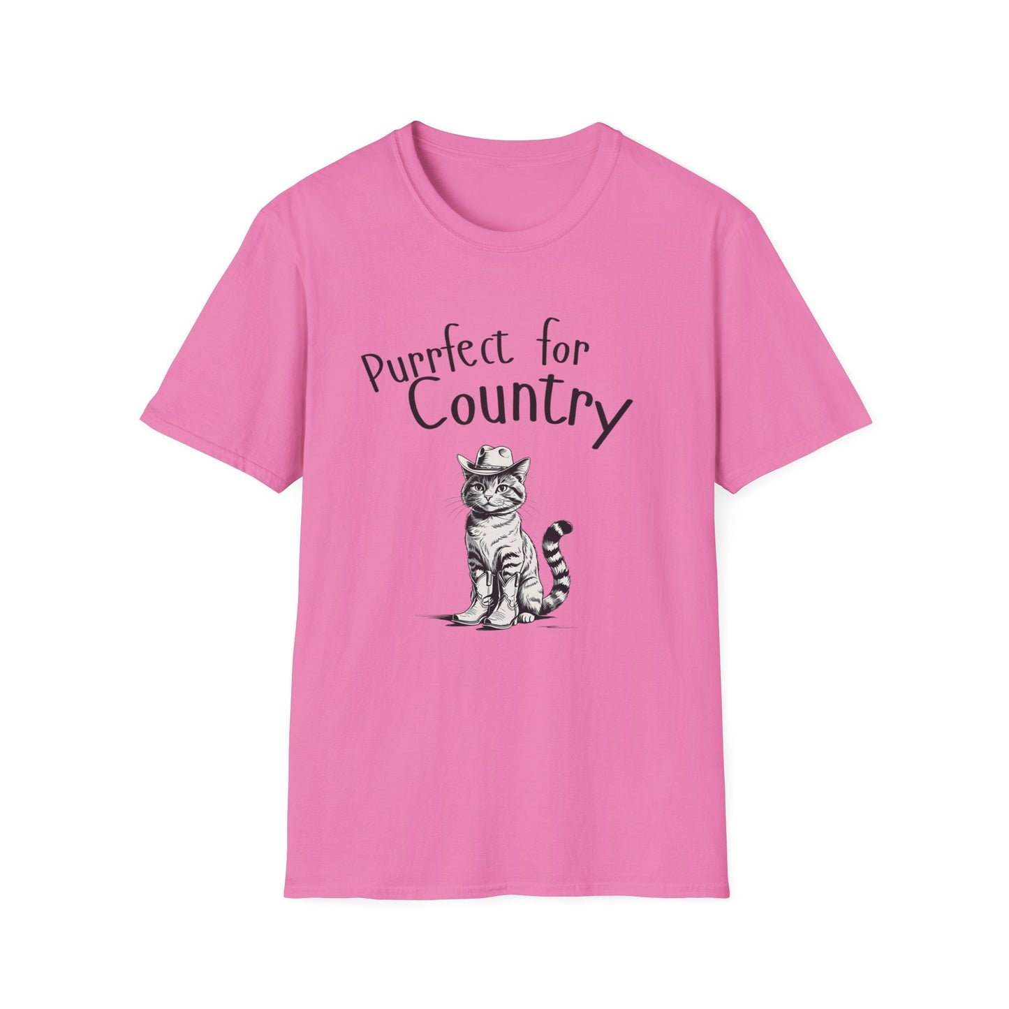 Purrfect for Country Cat Lover T-Shirt - SJM Print Store
