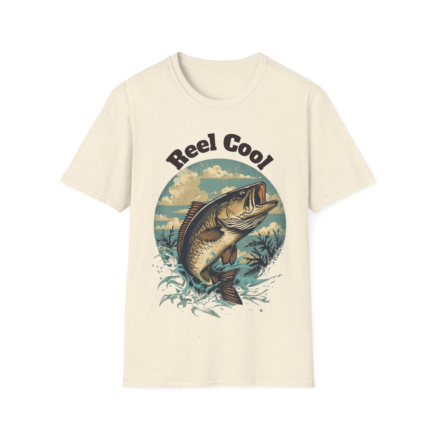 Reel Cool Fishing T-Shirt Vintage Fishing Tee for Anglers - SJM Print Store