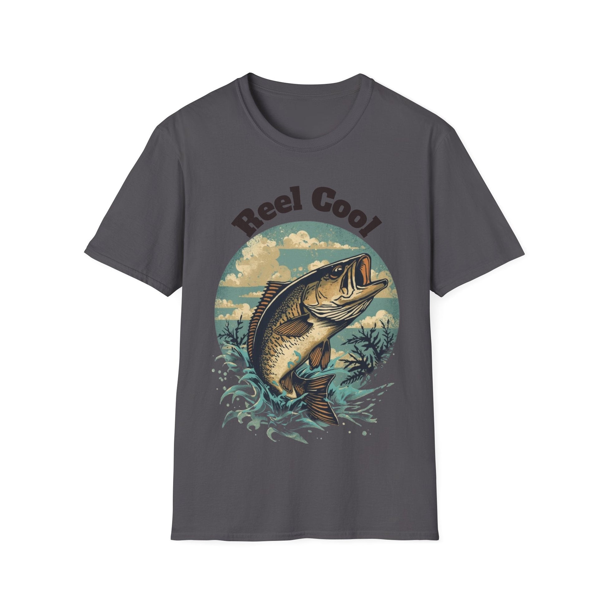 Reel Cool Fishing T-Shirt Vintage Fishing Tee for Anglers - SJM Print Store