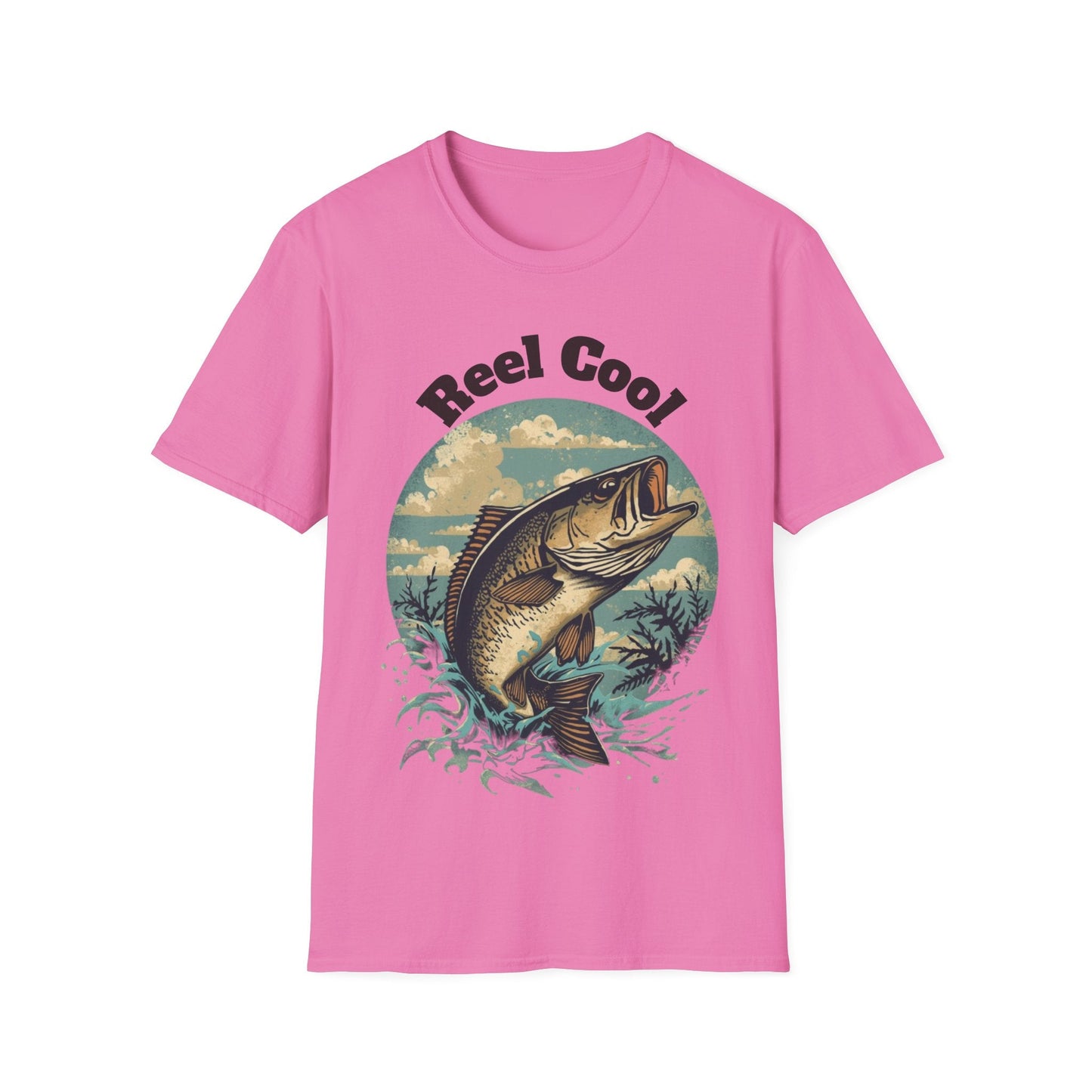 Reel Cool Fishing T-Shirt Vintage Fishing Tee for Anglers - SJM Print Store