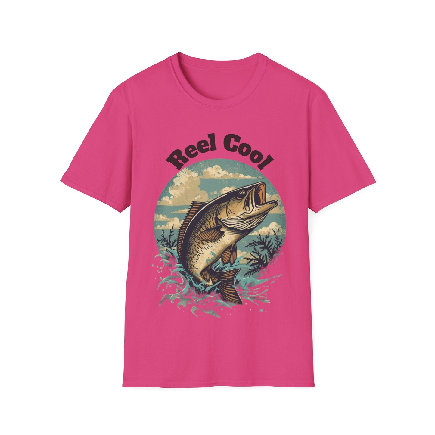 Reel Cool Fishing T-Shirt Vintage Fishing Tee for Anglers - SJM Print Store