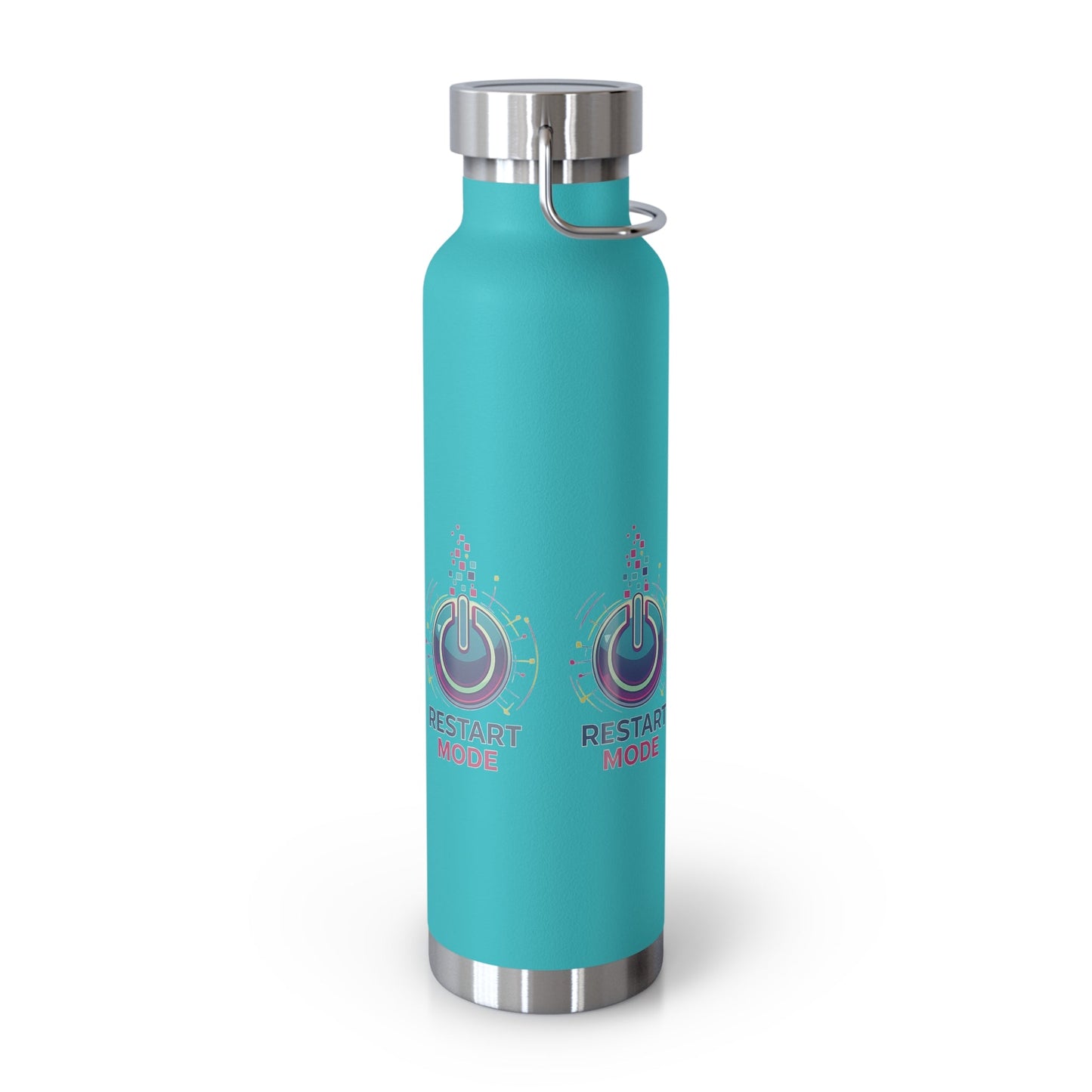 Restart Mode Insulated Water Bottle | Stainless Steel Travel Flask | Double Wall Vacuum Bottle | Hiking & Outdoor Lifestyle Flask - SJM Print Store