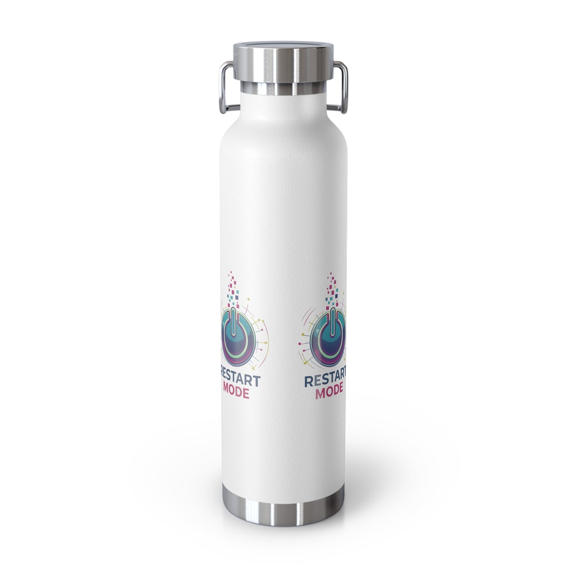 Restart Mode Insulated Water Bottle | Stainless Steel Travel Flask | Double Wall Vacuum Bottle | Hiking & Outdoor Lifestyle Flask - SJM Print Store