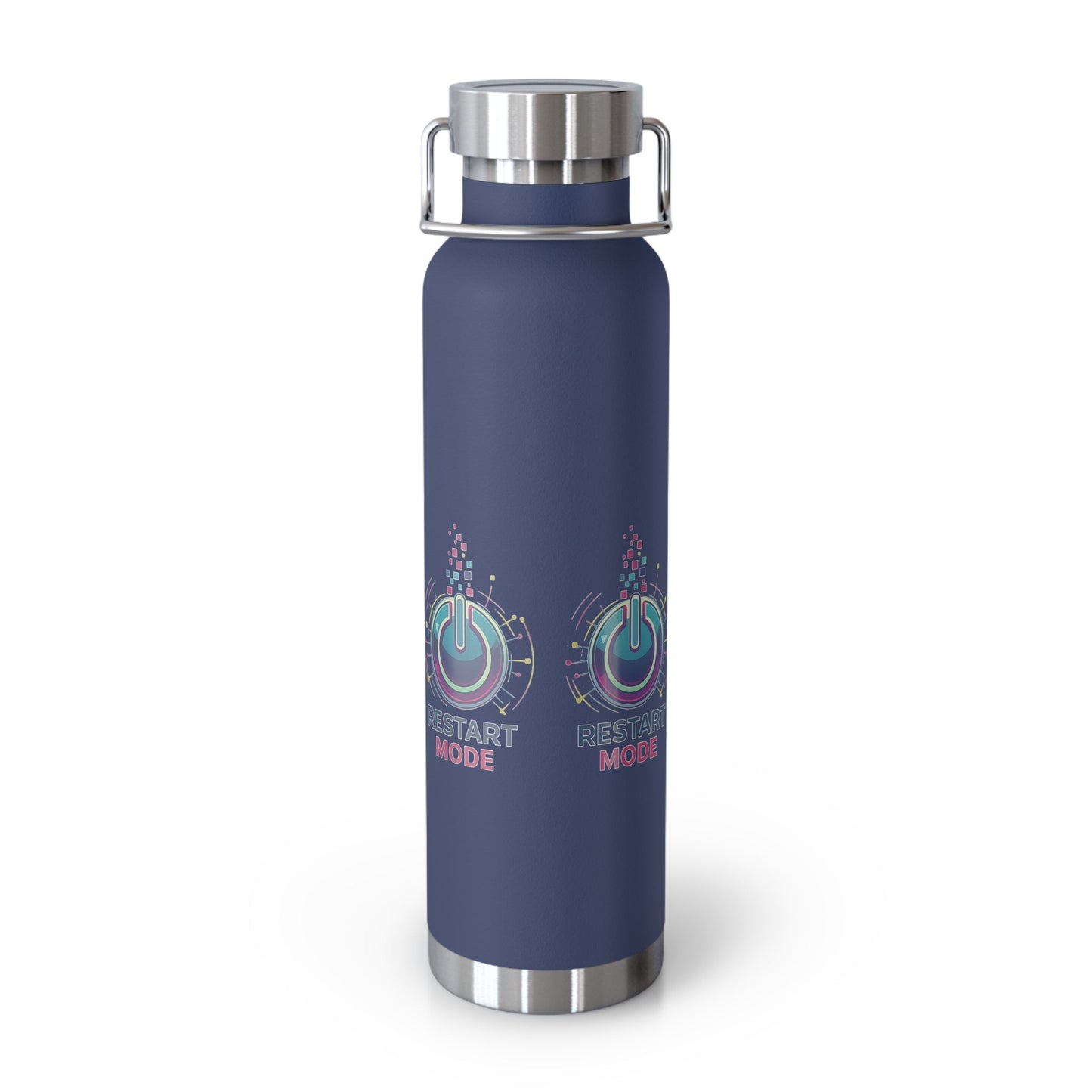 Restart Mode Insulated Water Bottle | Stainless Steel Travel Flask | Double Wall Vacuum Bottle | Hiking & Outdoor Lifestyle Flask - SJM Print Store