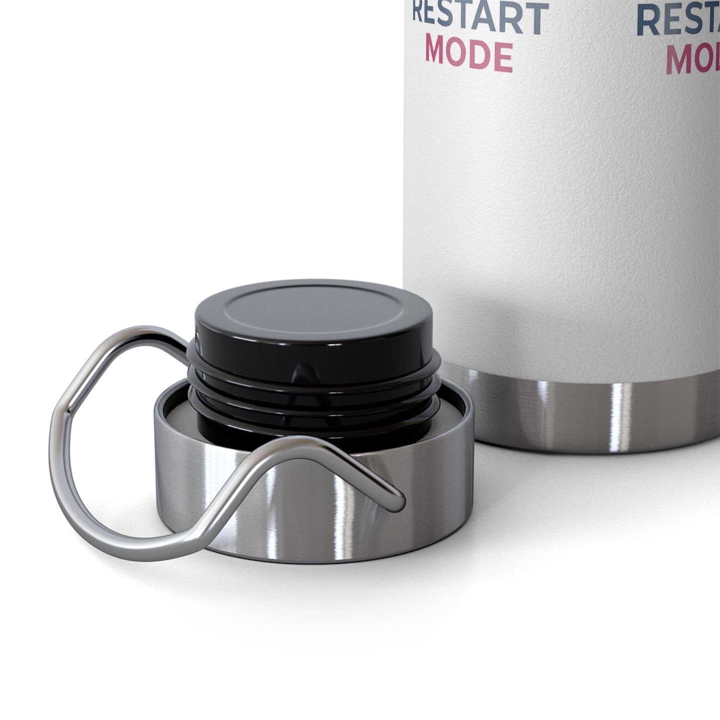 Restart Mode Insulated Water Bottle | Stainless Steel Travel Flask | Double Wall Vacuum Bottle | Hiking & Outdoor Lifestyle Flask - SJM Print Store