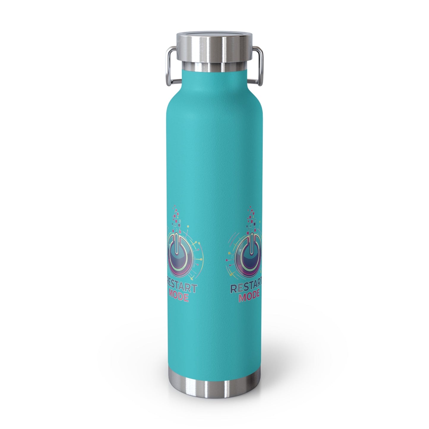 Restart Mode Insulated Water Bottle | Stainless Steel Travel Flask | Double Wall Vacuum Bottle | Hiking & Outdoor Lifestyle Flask - SJM Print Store