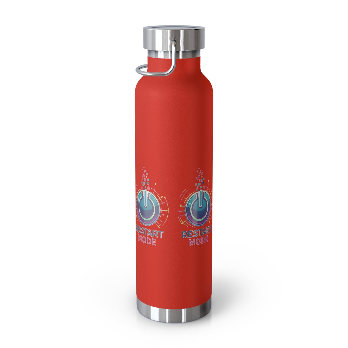 Restart Mode Insulated Water Bottle | Stainless Steel Travel Flask | Double Wall Vacuum Bottle | Hiking & Outdoor Lifestyle Flask - SJM Print Store