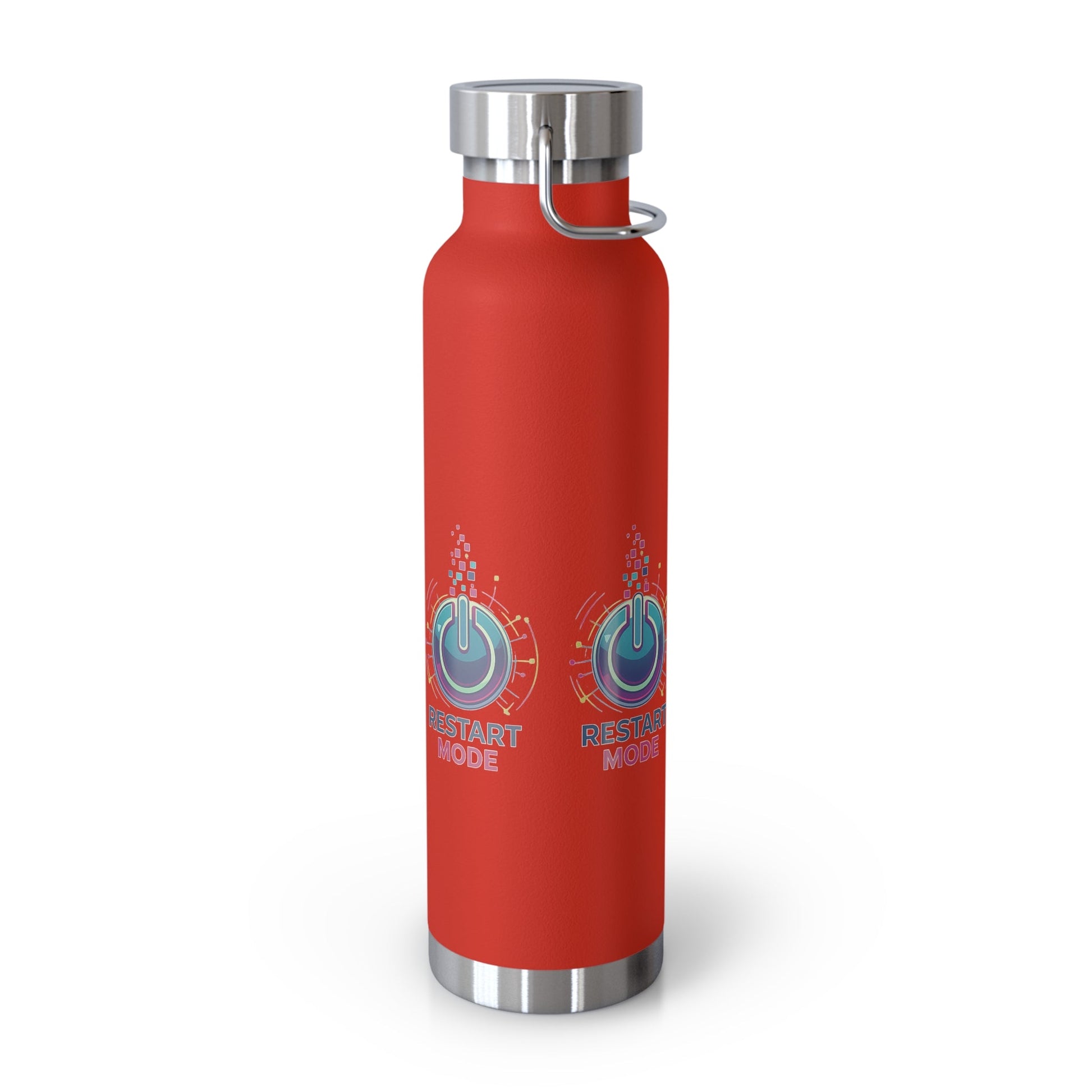 Restart Mode Insulated Water Bottle | Stainless Steel Travel Flask | Double Wall Vacuum Bottle | Hiking & Outdoor Lifestyle Flask - SJM Print Store