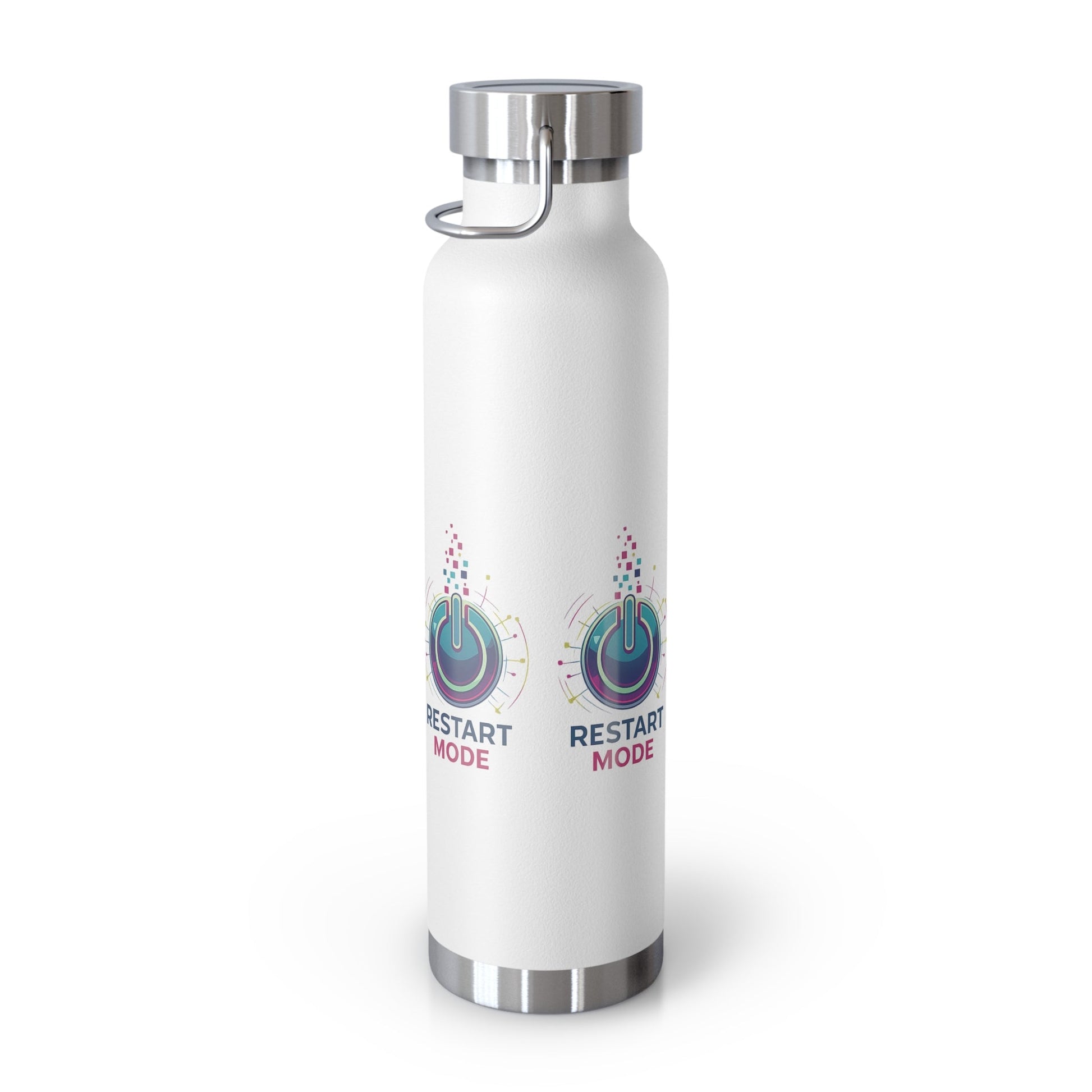 Restart Mode Insulated Water Bottle | Stainless Steel Travel Flask | Double Wall Vacuum Bottle | Hiking & Outdoor Lifestyle Flask - SJM Print Store