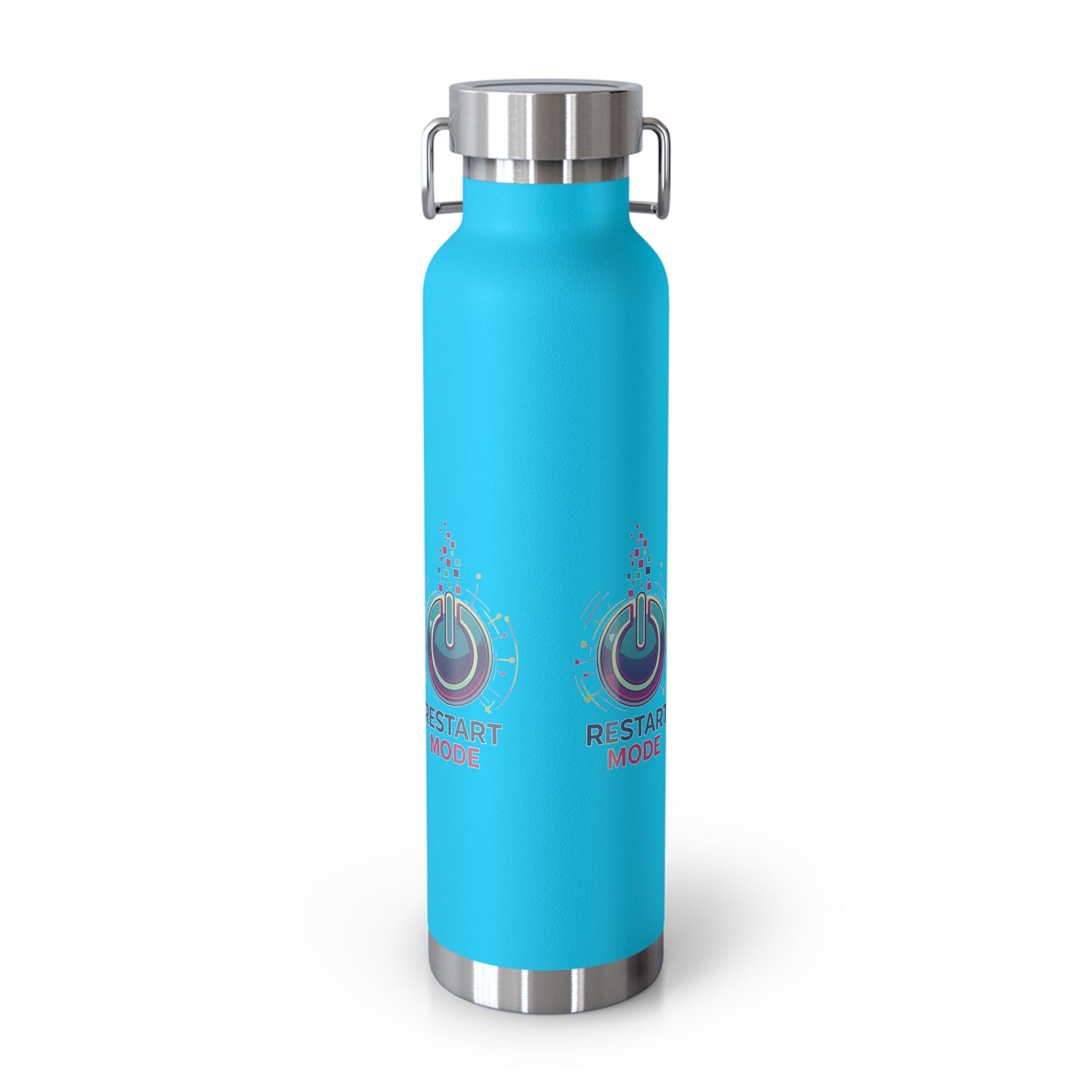 Restart Mode Insulated Water Bottle | Stainless Steel Travel Flask | Double Wall Vacuum Bottle | Hiking & Outdoor Lifestyle Flask - SJM Print Store