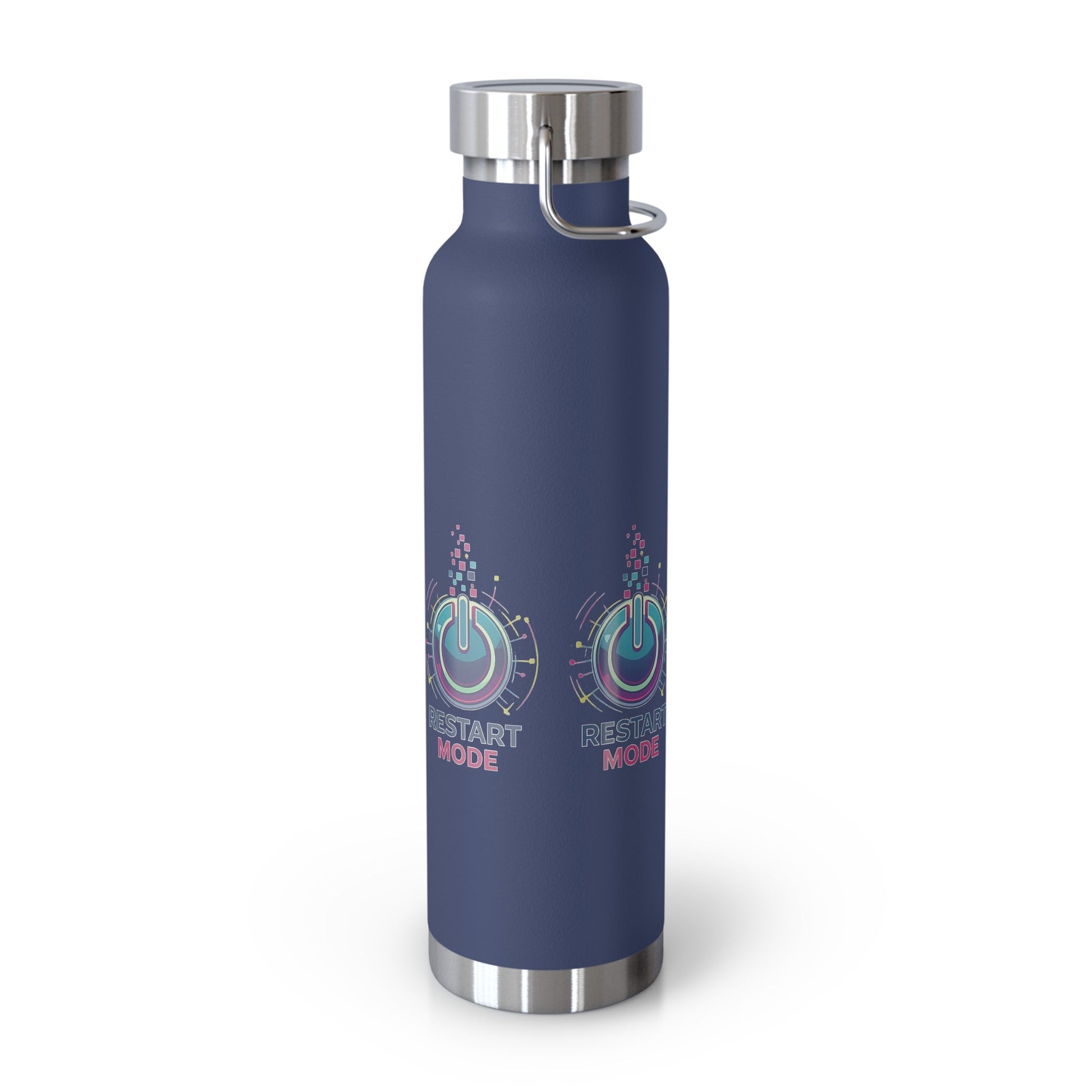 Restart Mode Insulated Water Bottle | Stainless Steel Travel Flask | Double Wall Vacuum Bottle | Hiking & Outdoor Lifestyle Flask - SJM Print Store
