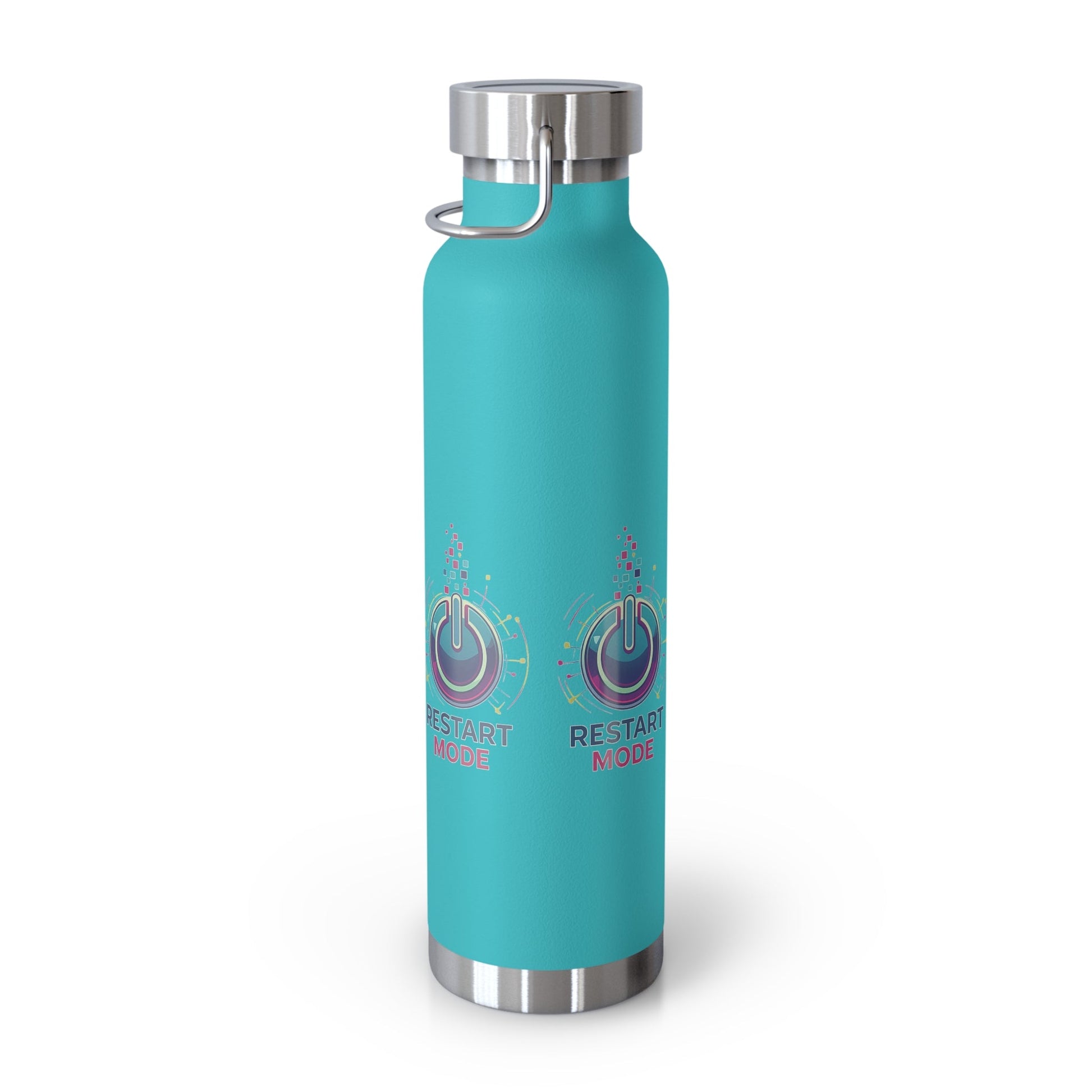 Restart Mode Insulated Water Bottle | Stainless Steel Travel Flask | Double Wall Vacuum Bottle | Hiking & Outdoor Lifestyle Flask - SJM Print Store