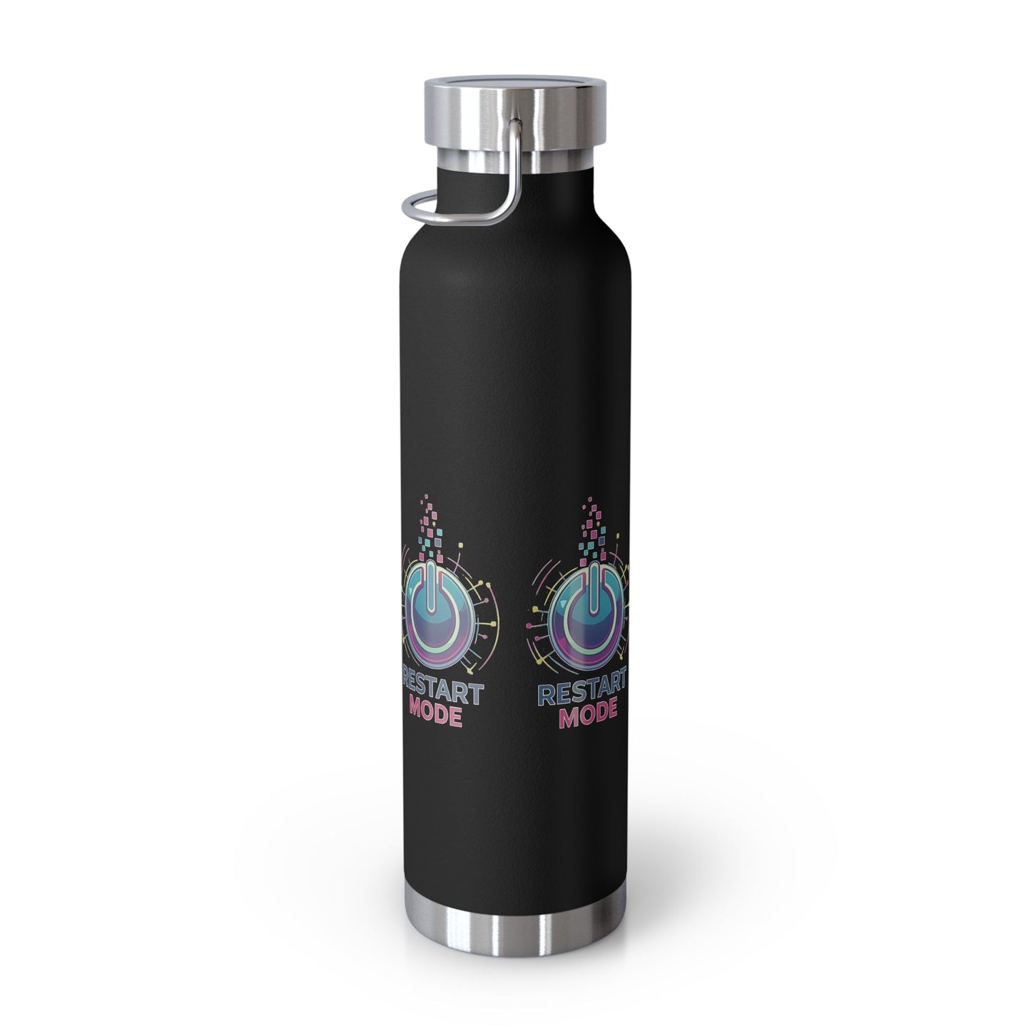 Restart Mode Insulated Water Bottle | Stainless Steel Travel Flask | Double Wall Vacuum Bottle | Hiking & Outdoor Lifestyle Flask - SJM Print Store
