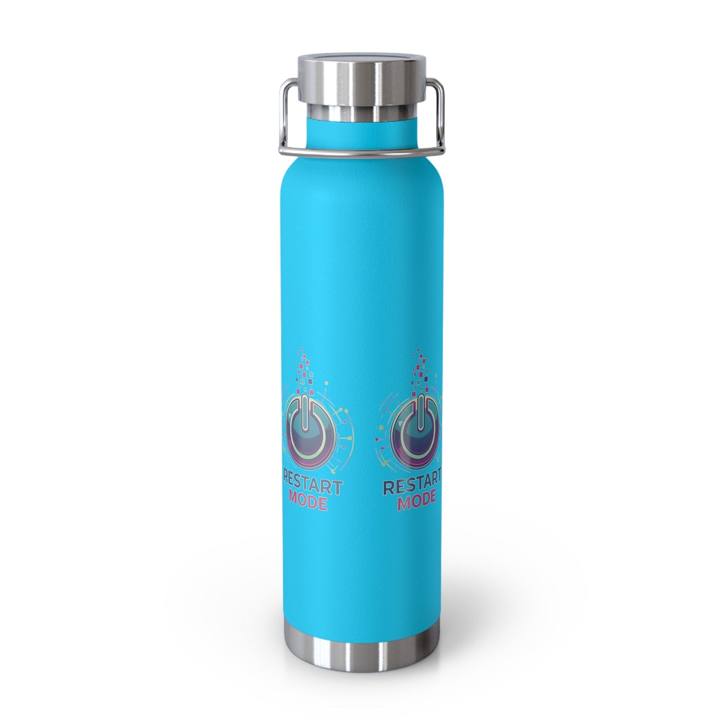 Restart Mode Insulated Water Bottle | Stainless Steel Travel Flask | Double Wall Vacuum Bottle | Hiking & Outdoor Lifestyle Flask - SJM Print Store