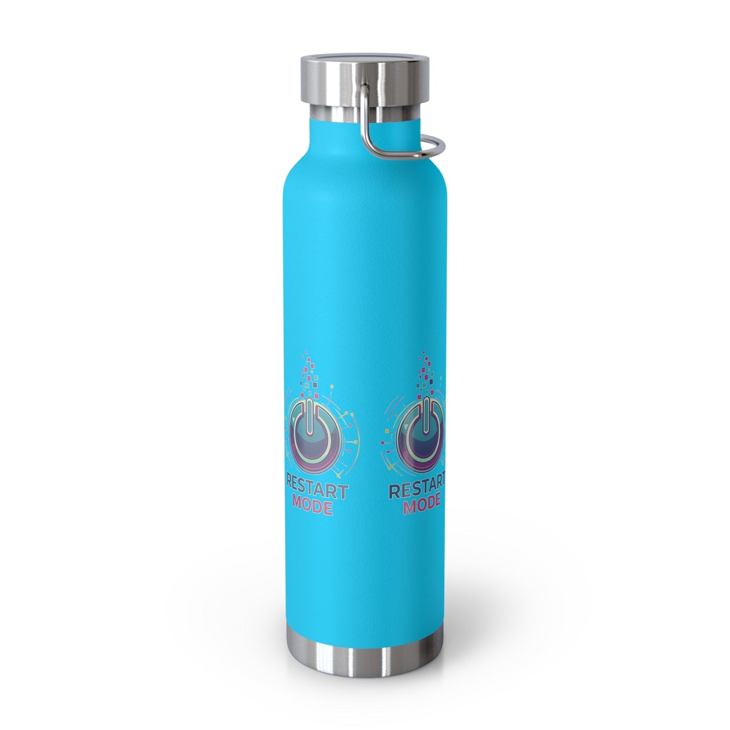 Restart Mode Insulated Water Bottle | Stainless Steel Travel Flask | Double Wall Vacuum Bottle | Hiking & Outdoor Lifestyle Flask - SJM Print Store