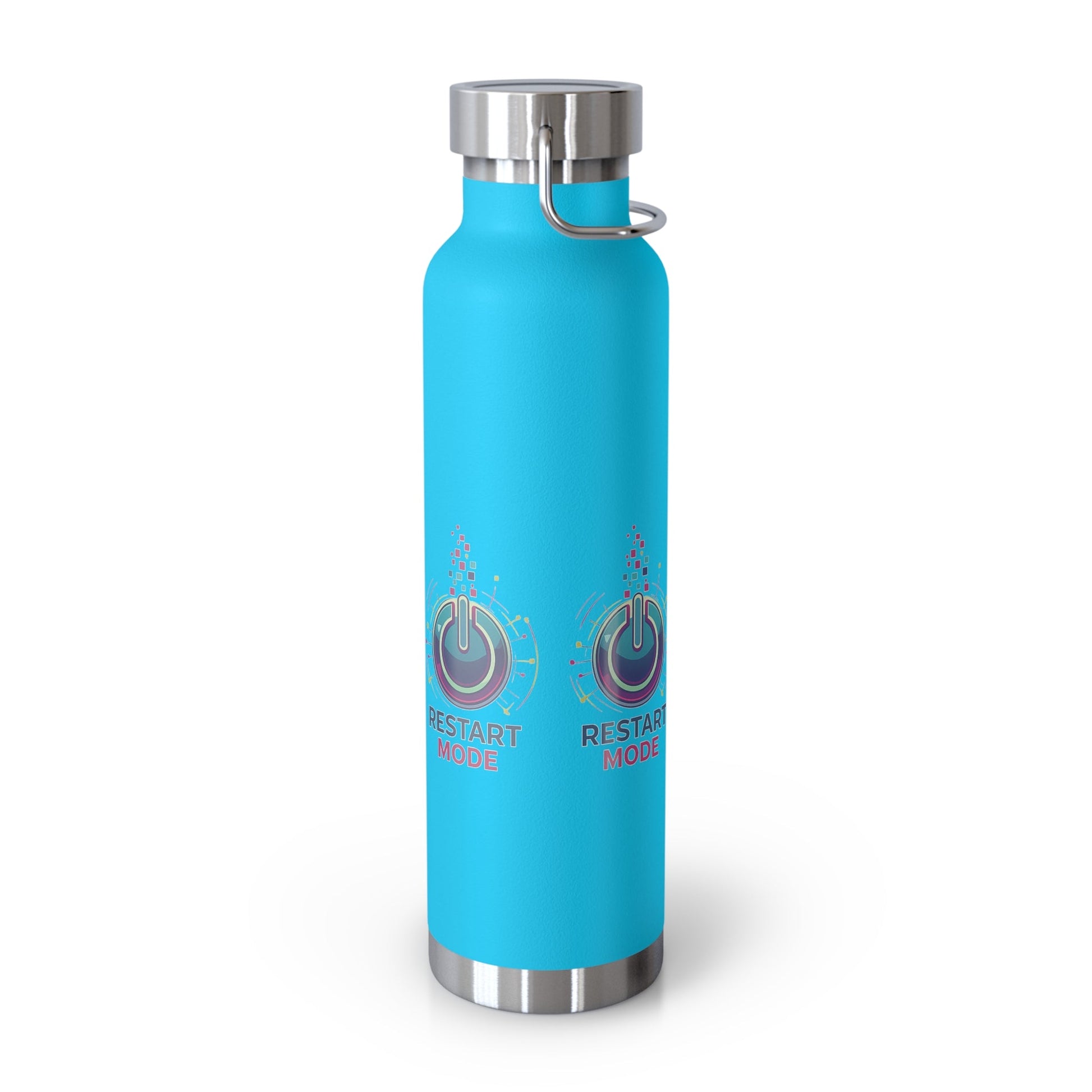 Restart Mode Insulated Water Bottle | Stainless Steel Travel Flask | Double Wall Vacuum Bottle | Hiking & Outdoor Lifestyle Flask - SJM Print Store