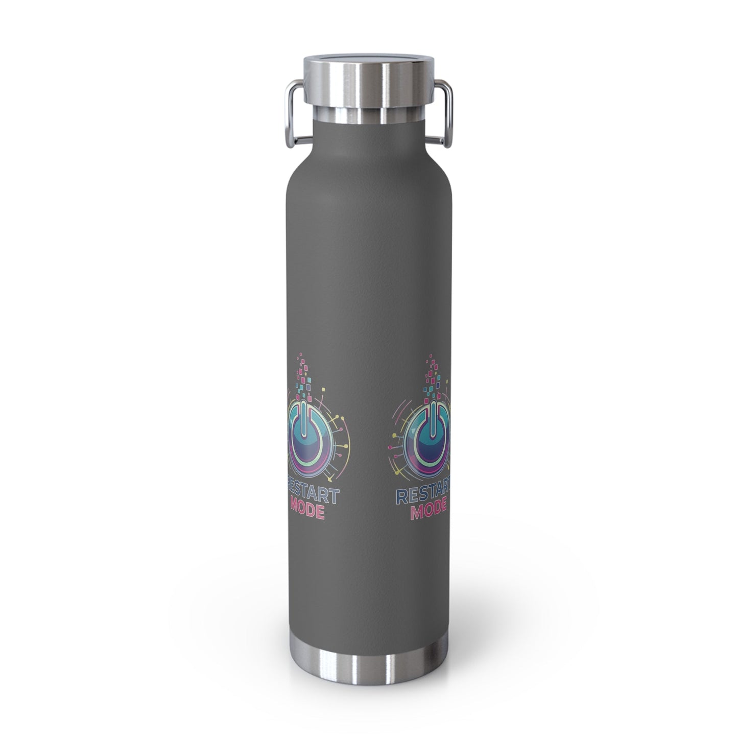 Restart Mode Insulated Water Bottle | Stainless Steel Travel Flask | Double Wall Vacuum Bottle | Hiking & Outdoor Lifestyle Flask - SJM Print Store