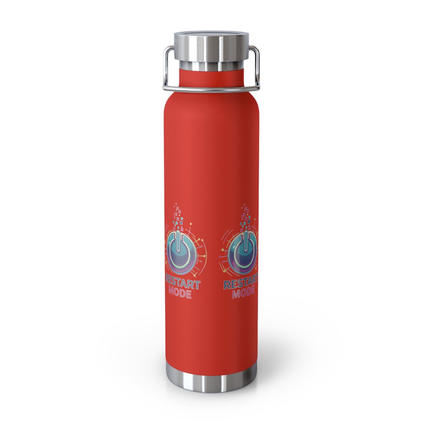 Restart Mode Insulated Water Bottle | Stainless Steel Travel Flask | Double Wall Vacuum Bottle | Hiking & Outdoor Lifestyle Flask - SJM Print Store