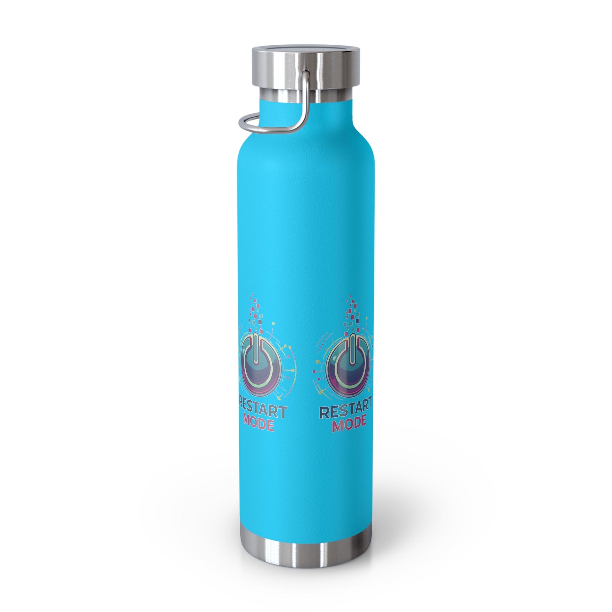 Restart Mode Insulated Water Bottle | Stainless Steel Travel Flask | Double Wall Vacuum Bottle | Hiking & Outdoor Lifestyle Flask - SJM Print Store