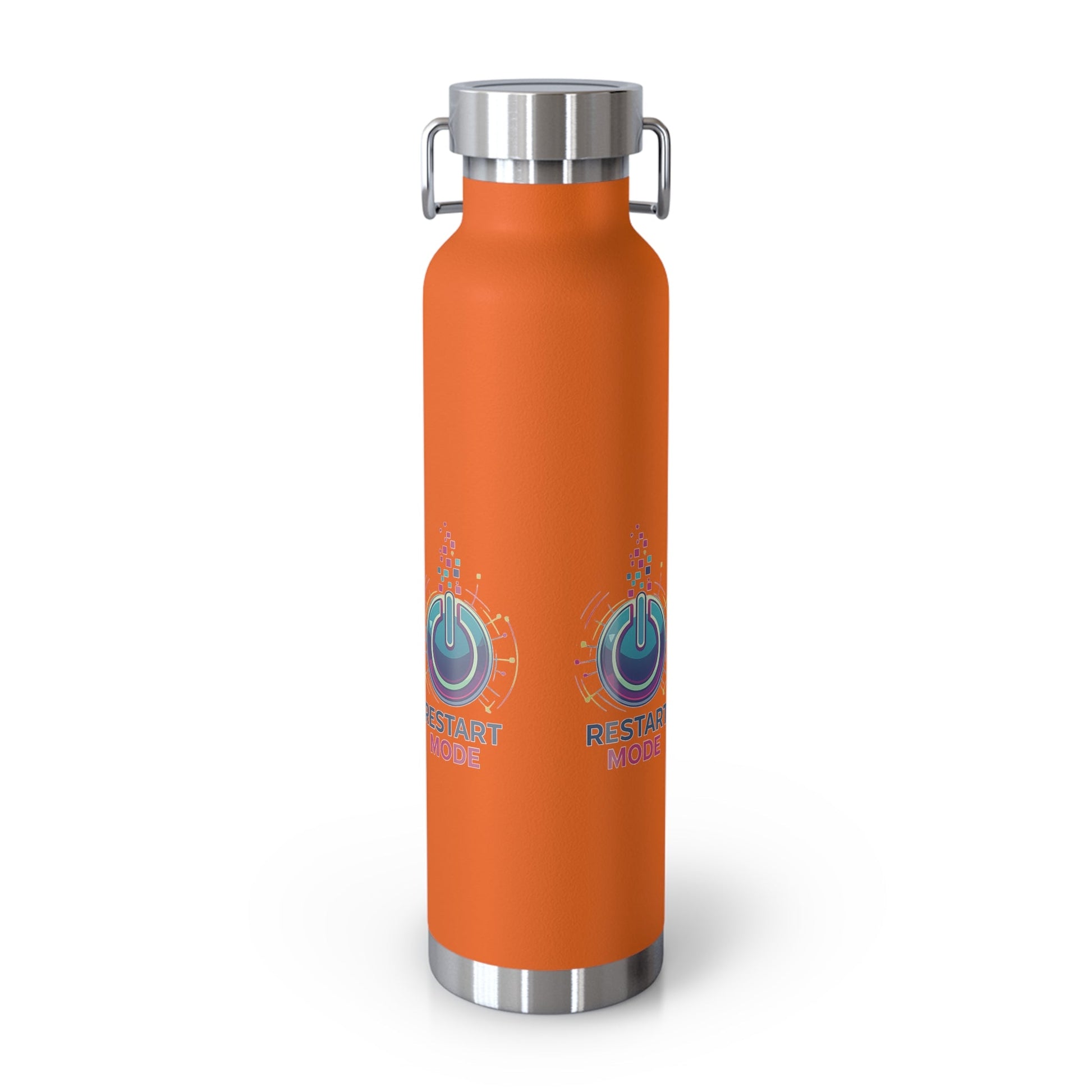 Restart Mode Insulated Water Bottle | Stainless Steel Travel Flask | Double Wall Vacuum Bottle | Hiking & Outdoor Lifestyle Flask - SJM Print Store