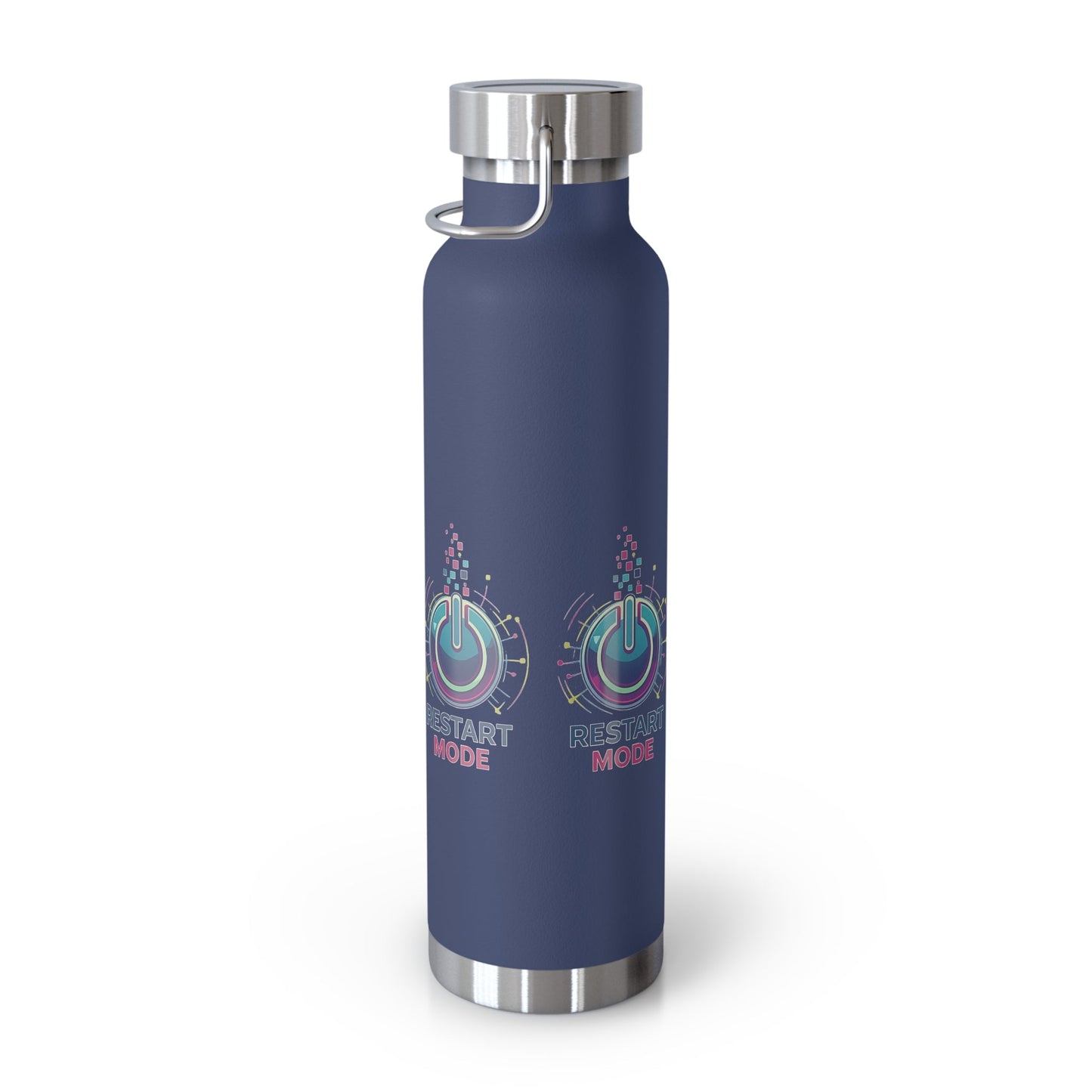Restart Mode Insulated Water Bottle | Stainless Steel Travel Flask | Double Wall Vacuum Bottle | Hiking & Outdoor Lifestyle Flask - SJM Print Store