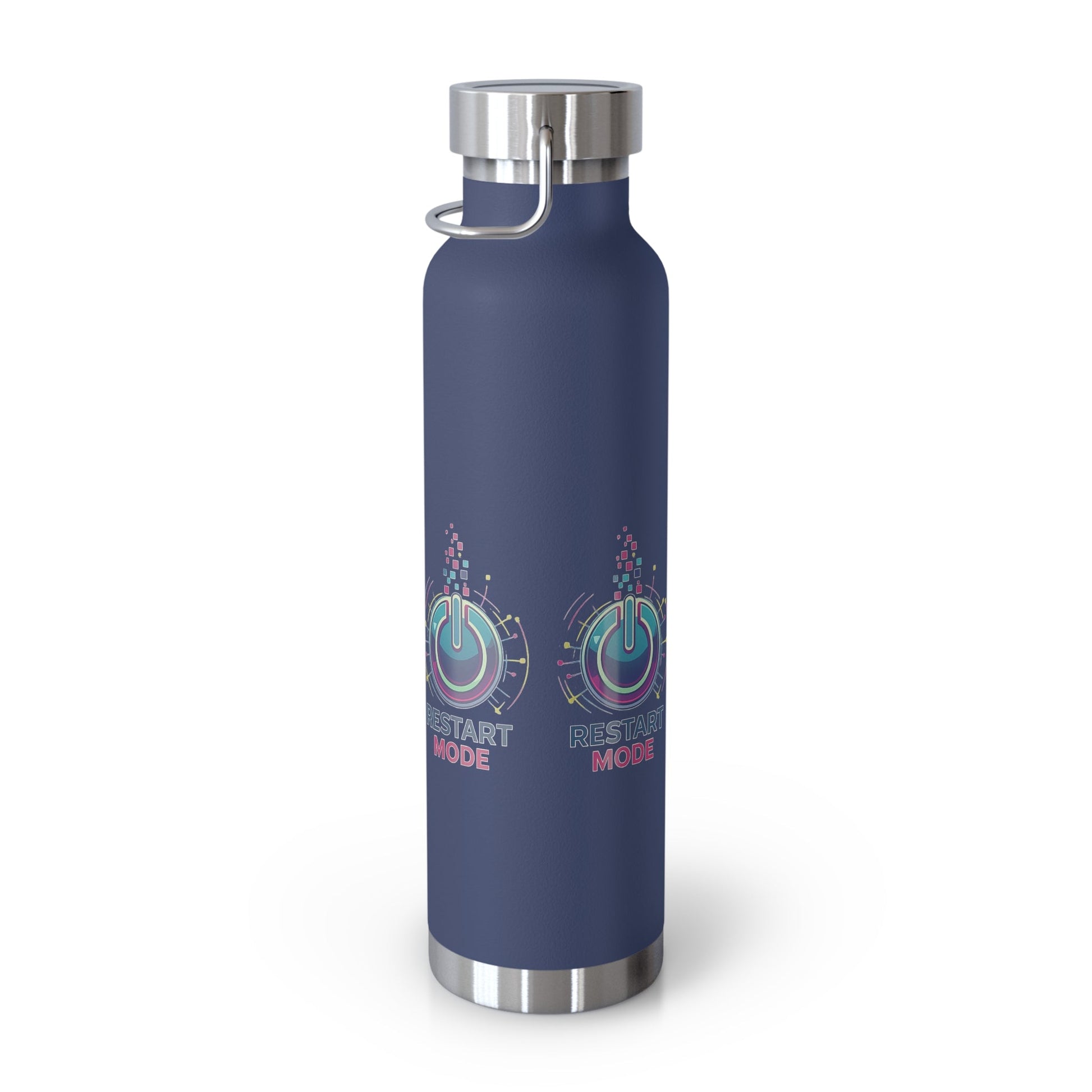 Restart Mode Insulated Water Bottle | Stainless Steel Travel Flask | Double Wall Vacuum Bottle | Hiking & Outdoor Lifestyle Flask - SJM Print Store