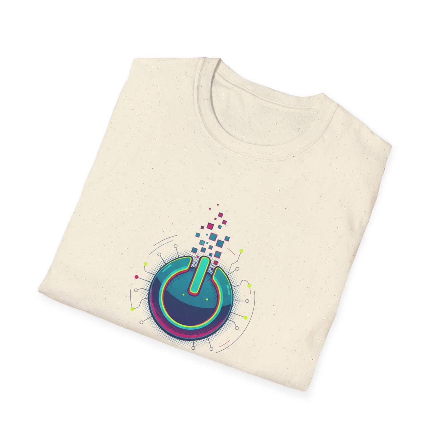 Restart Mode T-Shirt Power Button Graphic Tee - SJM Print Store