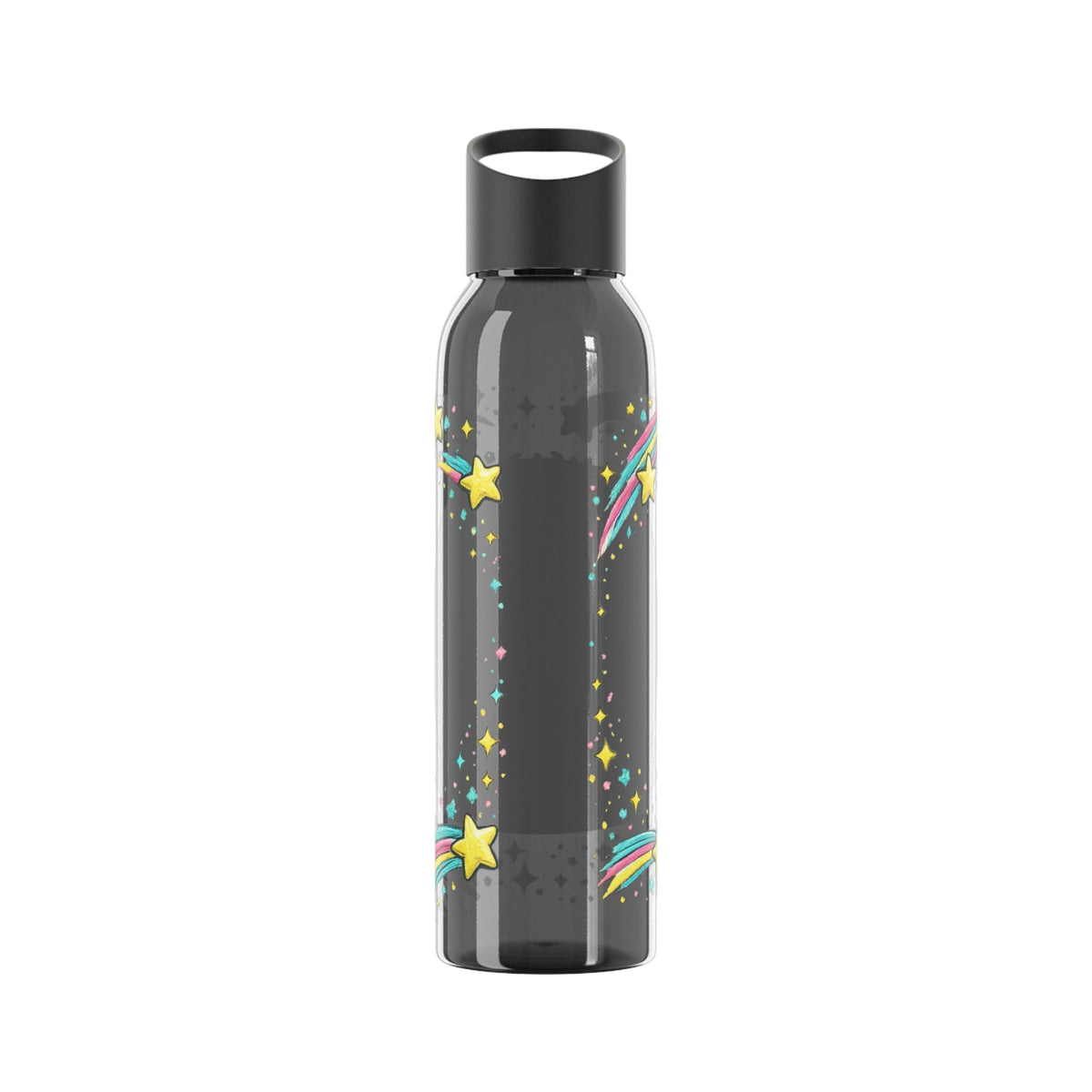 Retro Good Vibes Only Water Bottle | Colourful Reusable Drinks Bottle | Retro Cassette Bottle | 80s & 90s Inspired Hydration - SJM Print Store