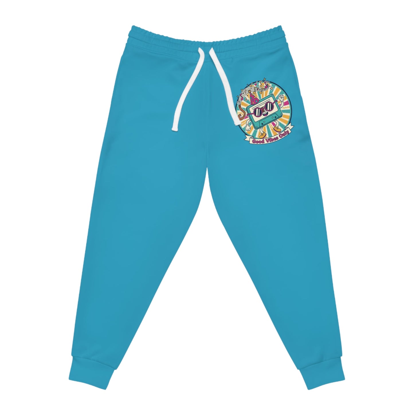 Retro Sunburst 'Cool' Athletic Joggers - SJM Print Store