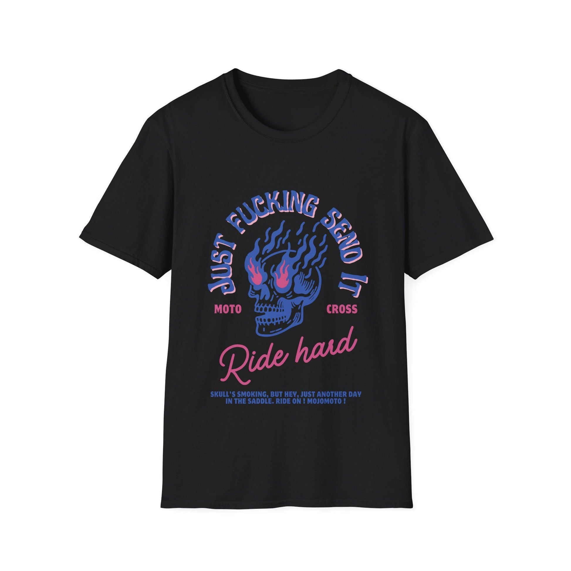 Ride Hard Motocross Graphic Unisex Softstyle T-Shirt - SJM Print Store