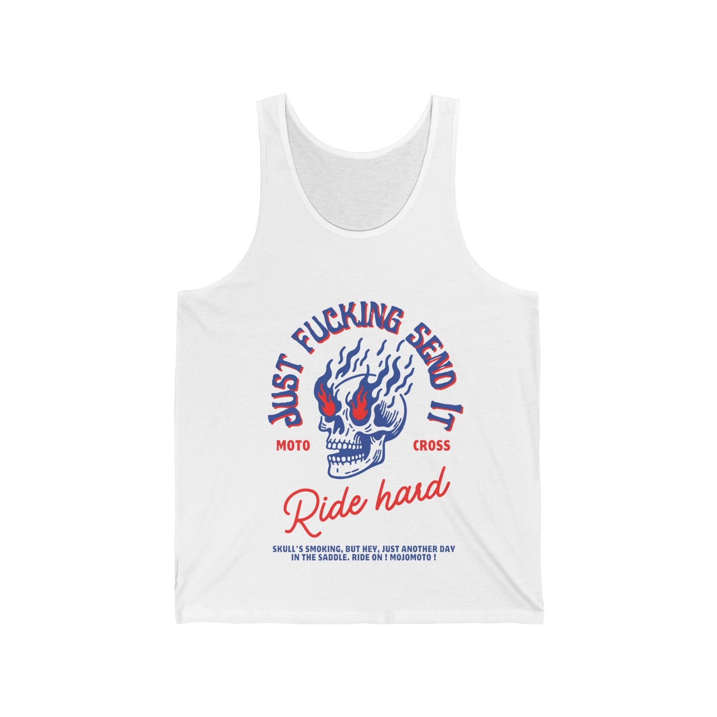 Ride Hard Motocross Tank T-shirt - SJM Print Store