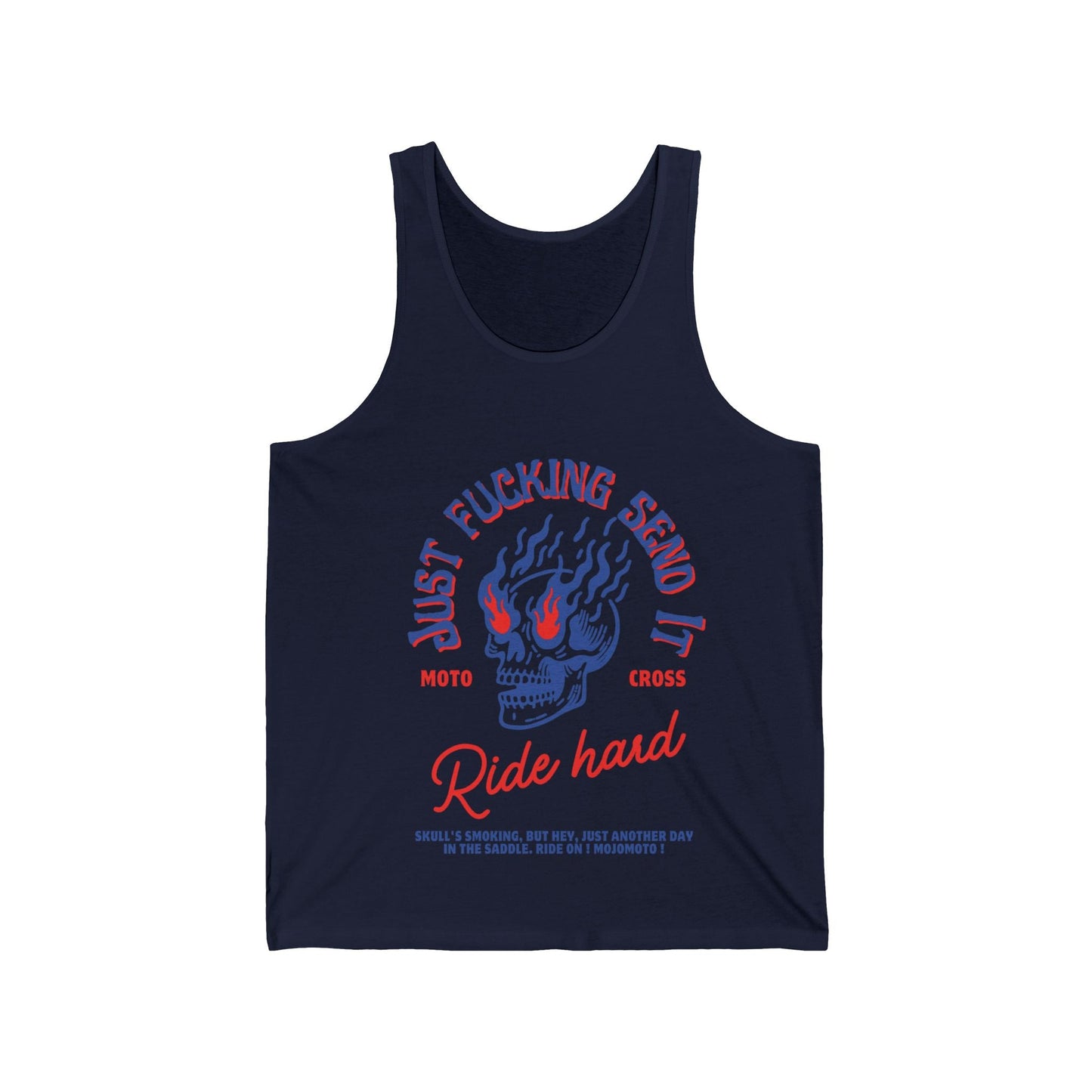 Ride Hard Motocross Tank T-shirt - SJM Print Store