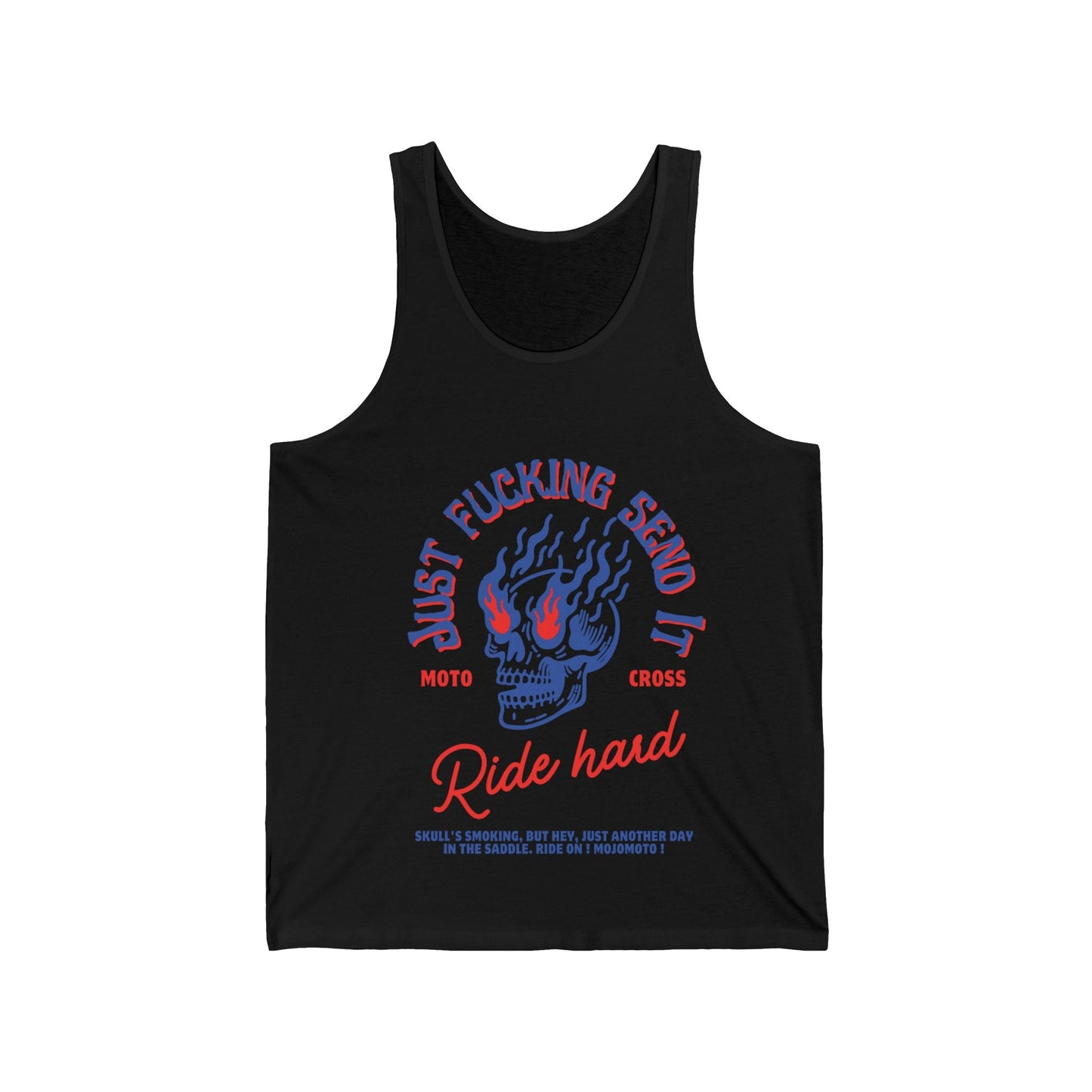 Ride Hard Motocross Tank T-shirt - SJM Print Store