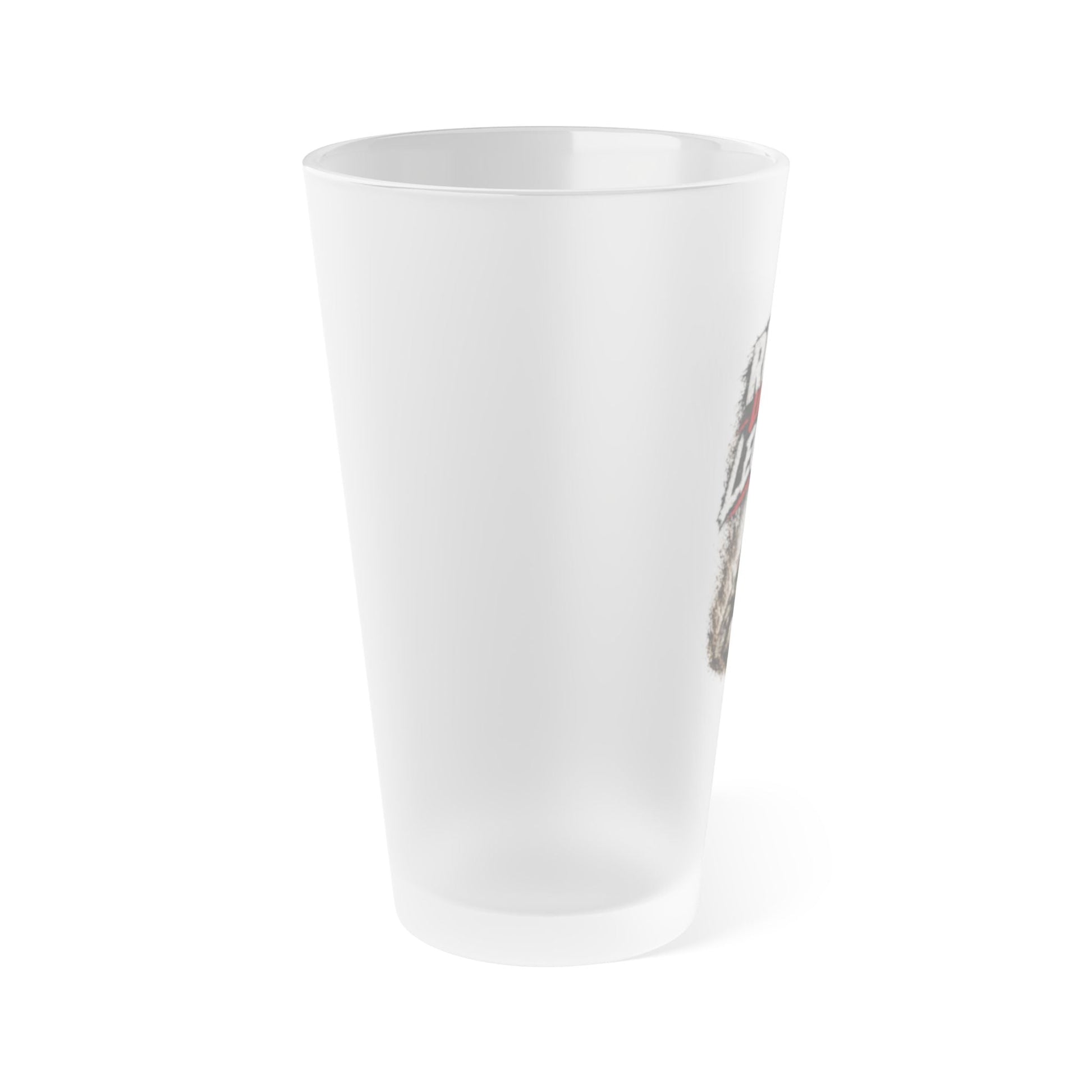 Ride Like a Legend Frosted Moto Pint Glass - SJM Print Store