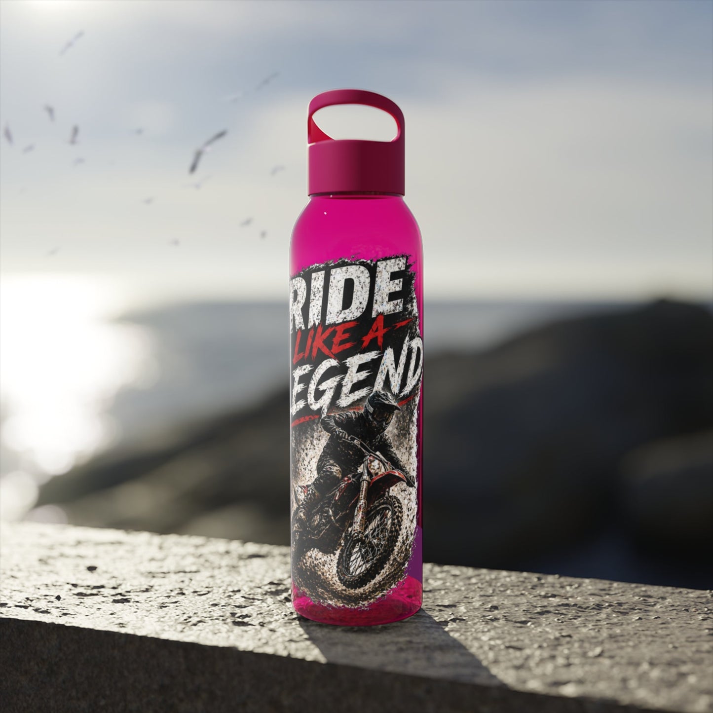 Ride Like a Legend Motocross Sports Bottle - SJM Print Store