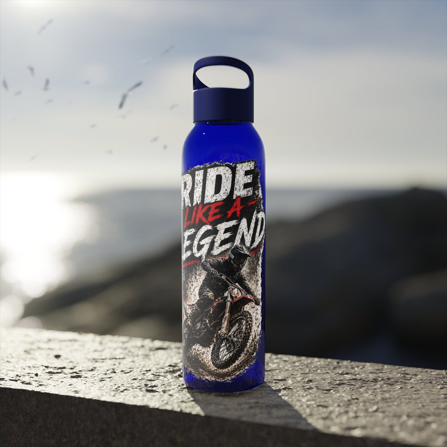 Ride Like a Legend Motocross Sports Bottle - SJM Print Store