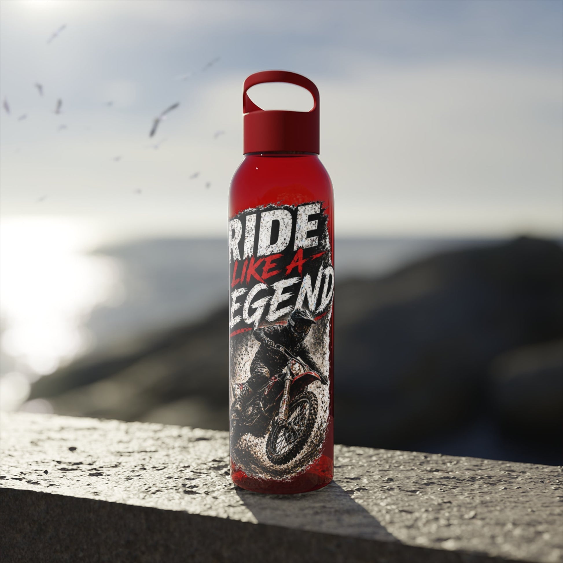 Ride Like a Legend Motocross Sports Bottle - SJM Print Store