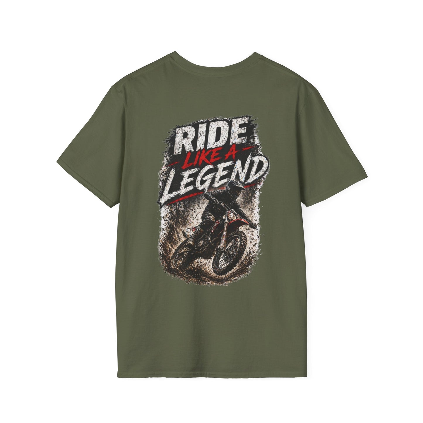 Ride Like a Legend Motocross T-Shirt - SJM Print Store