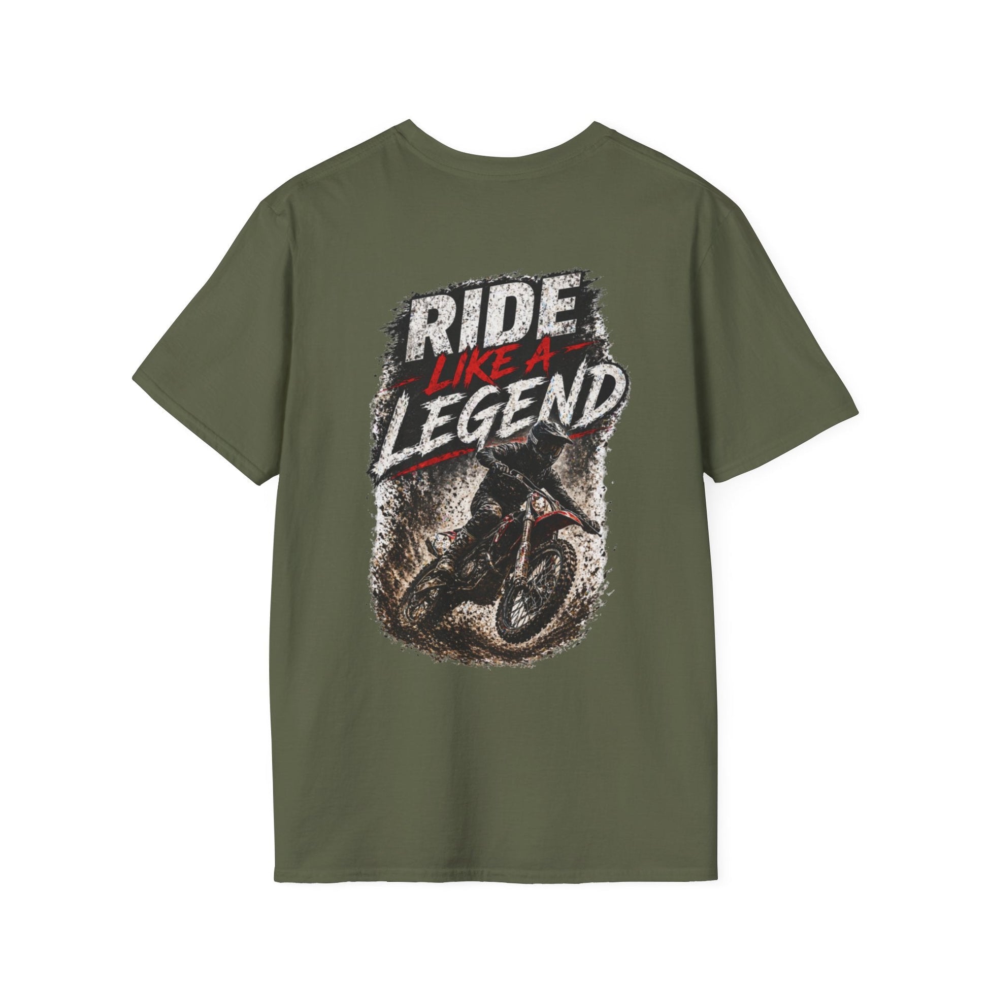 Ride Like a Legend Motocross T-Shirt - SJM Print Store