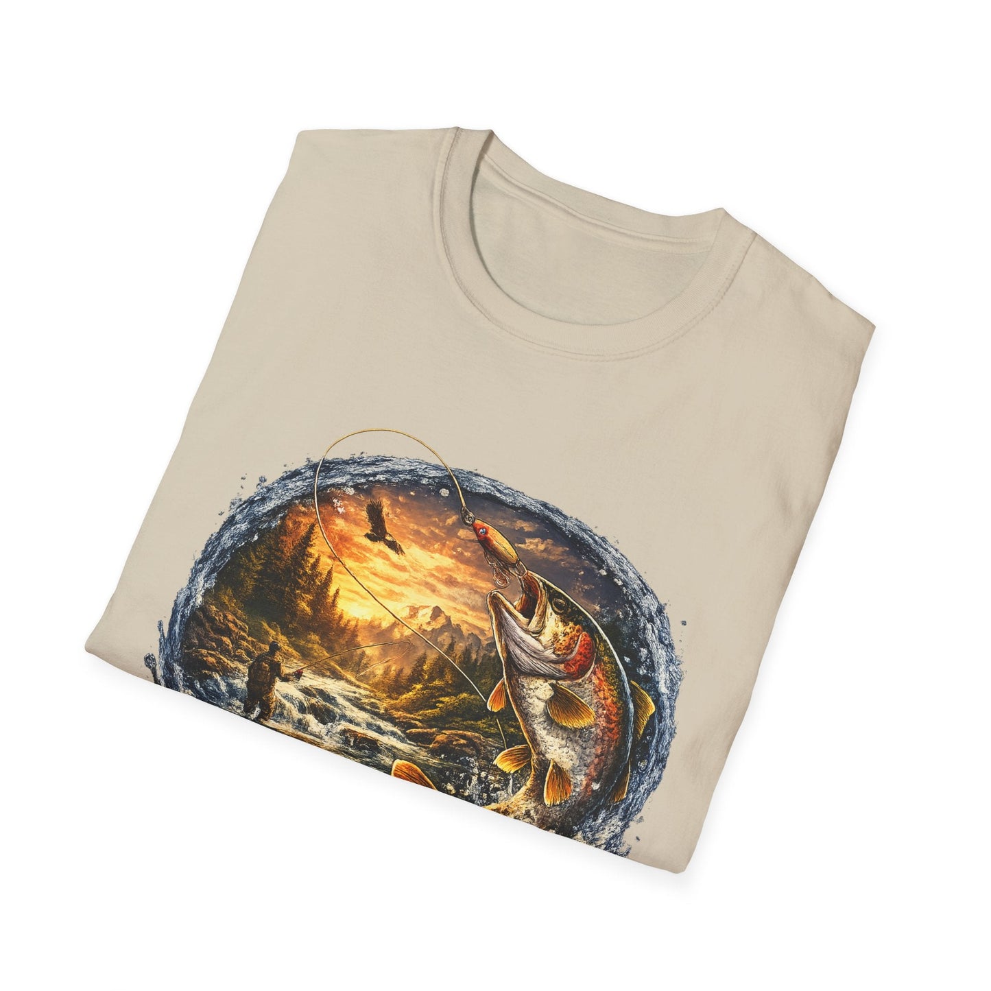 River Fishing "Living the Dream" T-Shirt - SJM Print Store