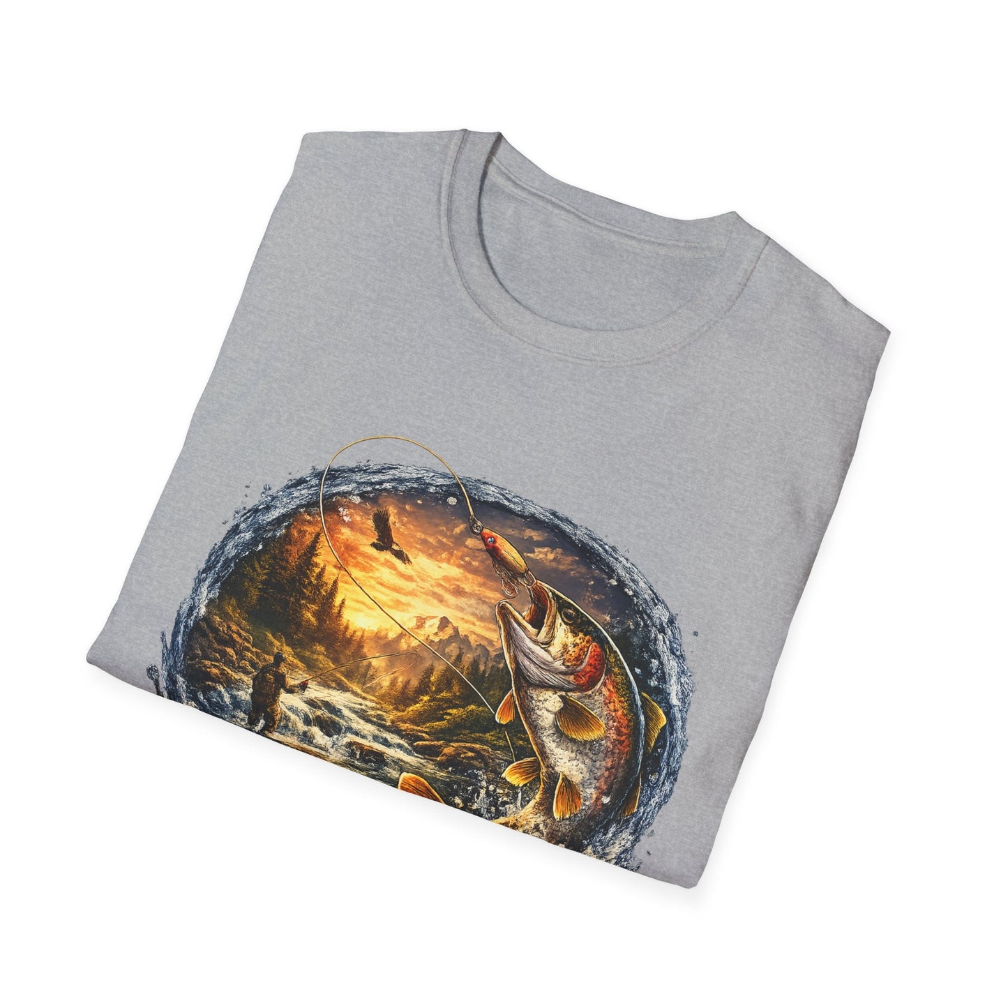 River Fishing "Living the Dream" T-Shirt - SJM Print Store