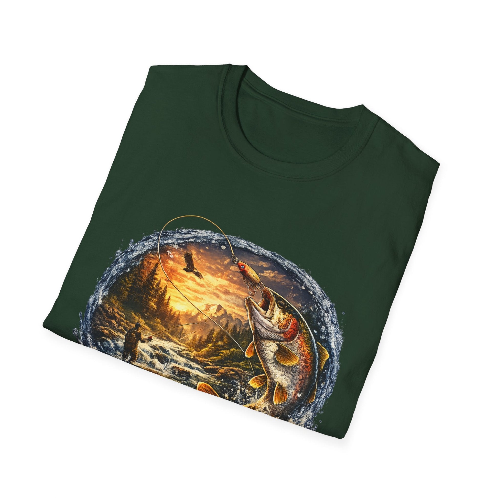 River Fishing "Living the Dream" T-Shirt - SJM Print Store