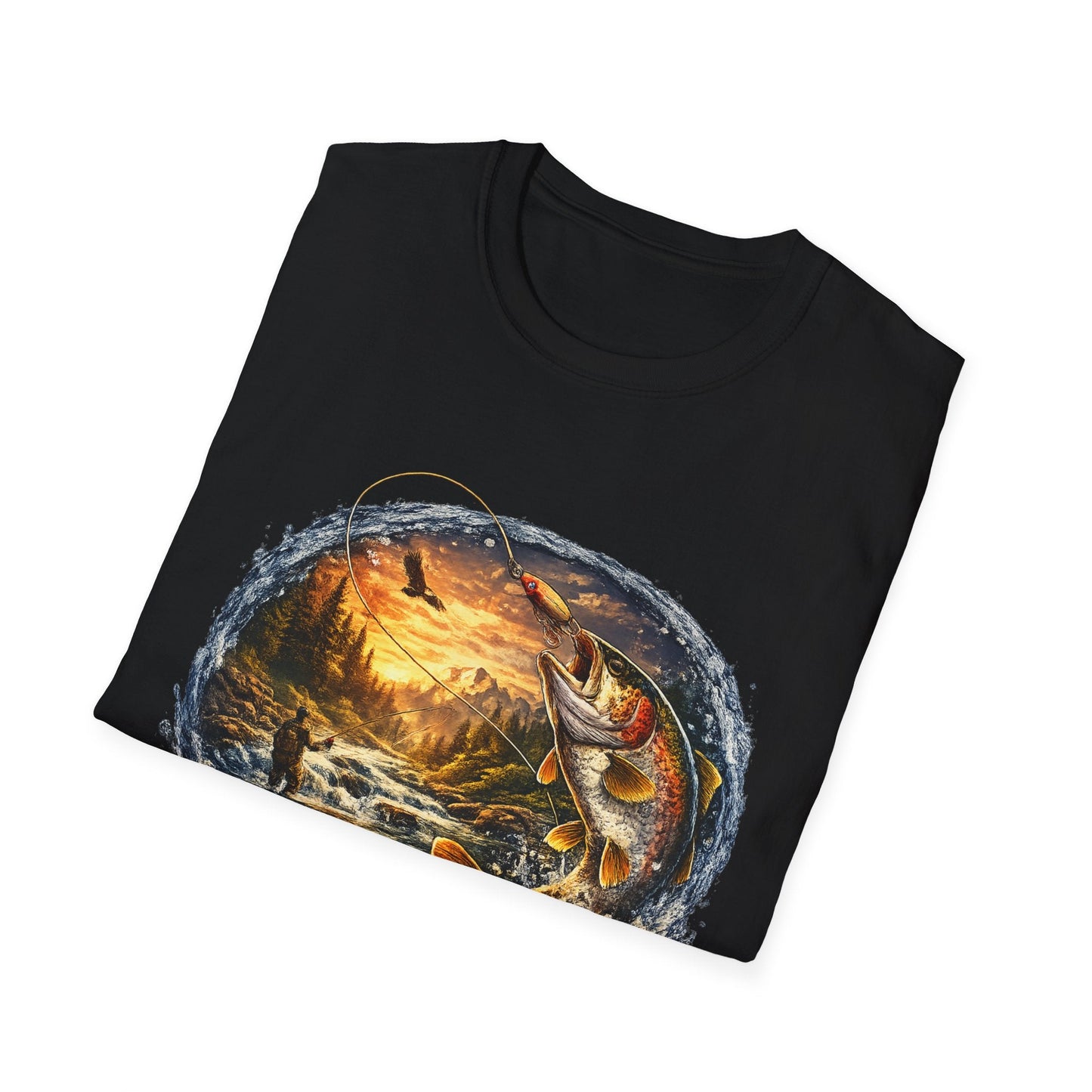River Fishing "Living the Dream" T-Shirt - SJM Print Store