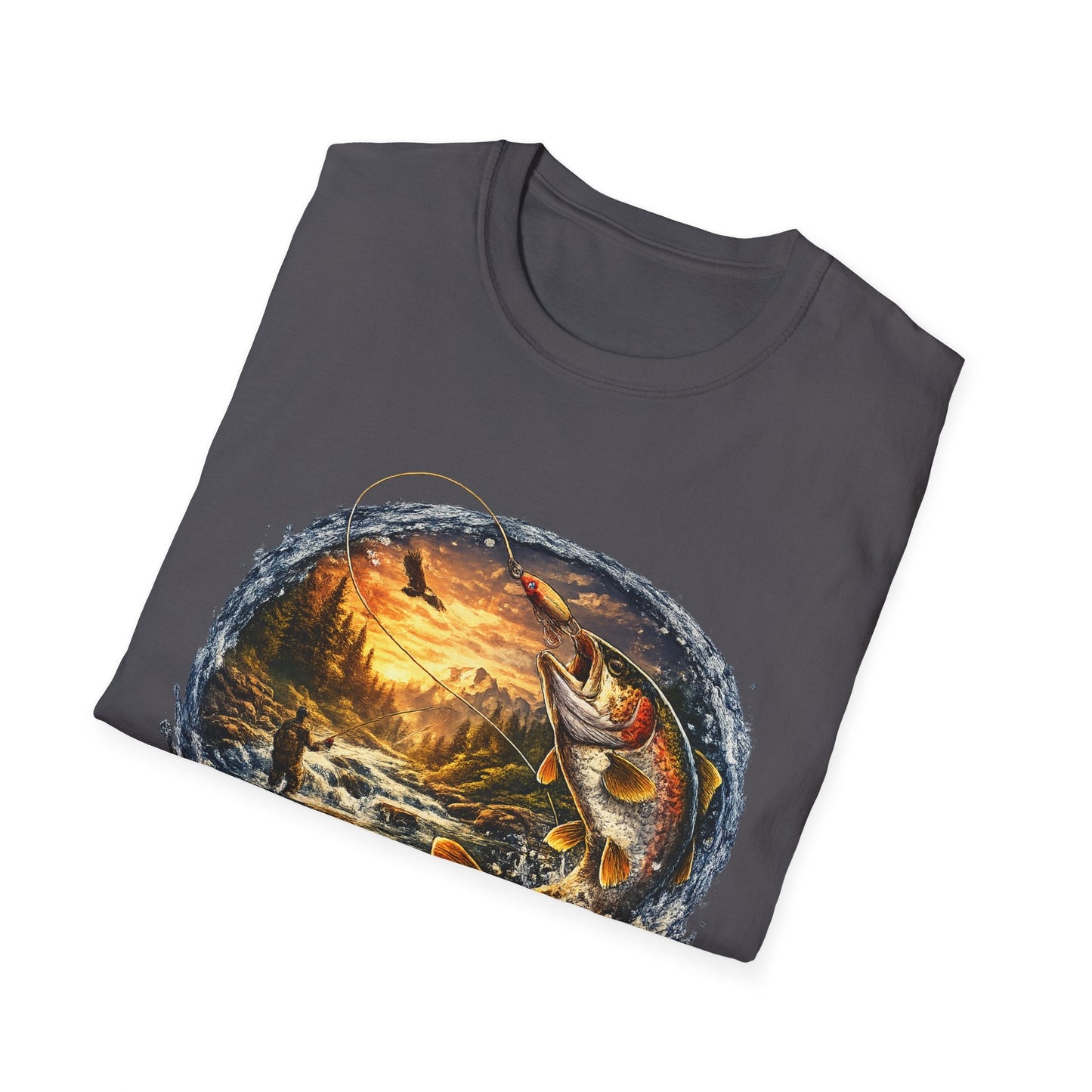River Fishing "Living the Dream" T-Shirt - SJM Print Store