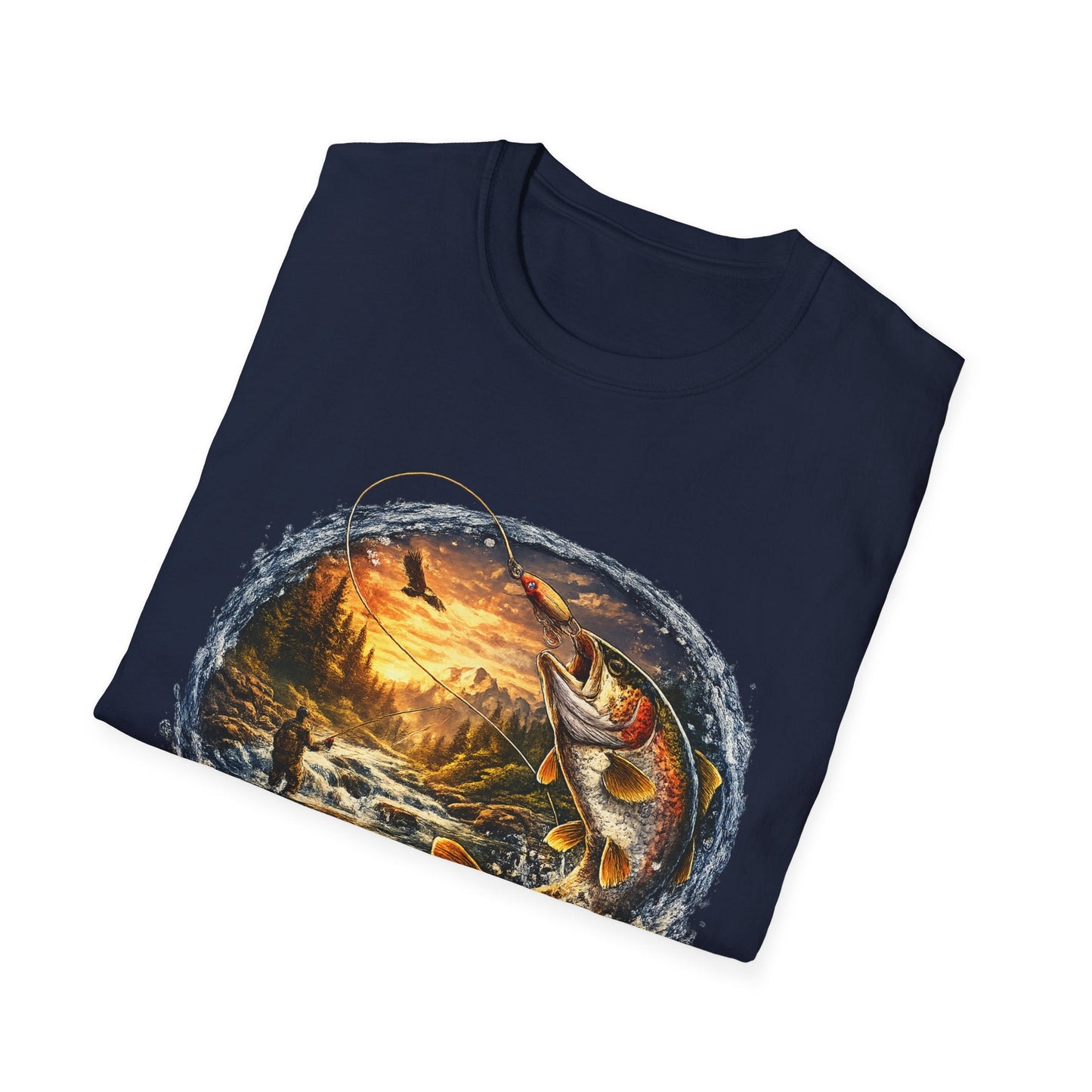 River Fishing "Living the Dream" T-Shirt - SJM Print Store