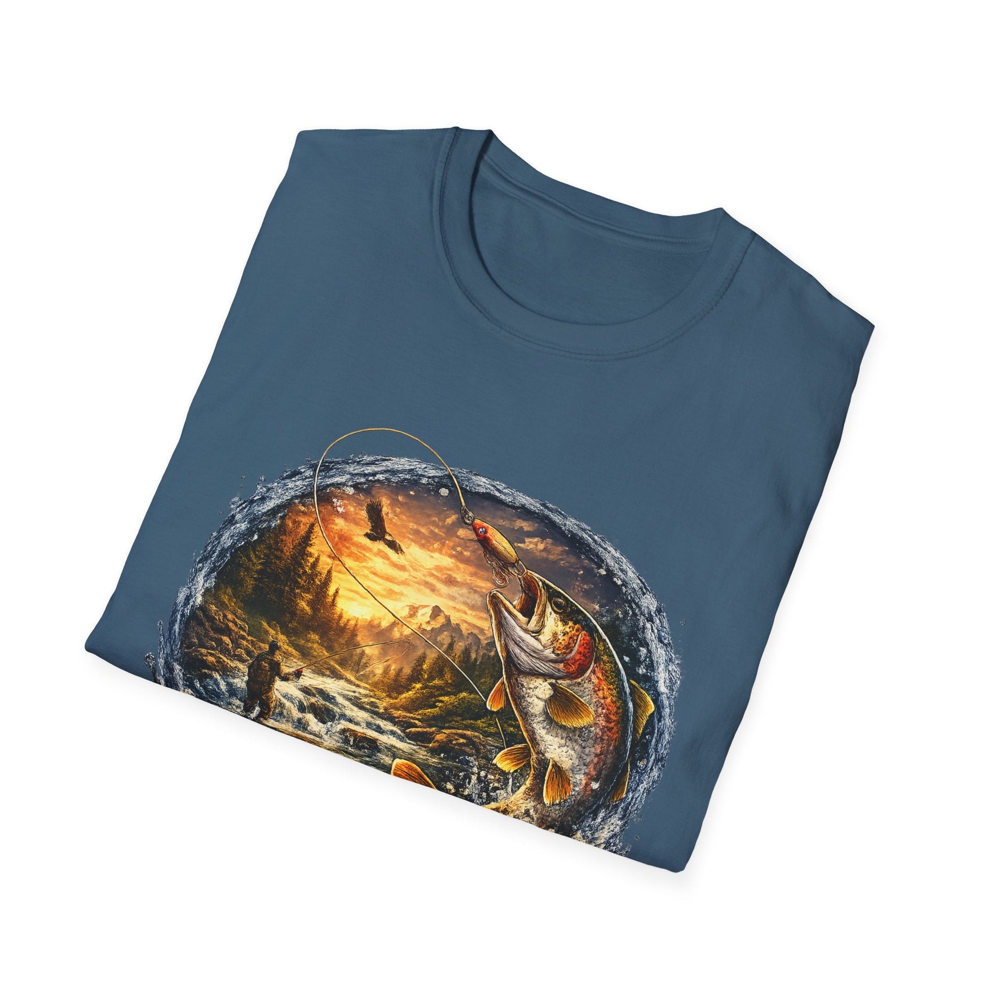 River Fishing "Living the Dream" T-Shirt - SJM Print Store