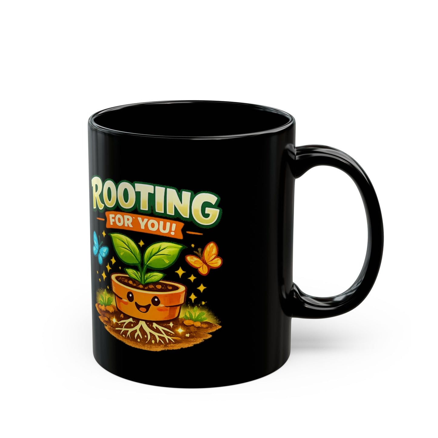 Rooting For You Cute Plant Mug - SJM Print Store