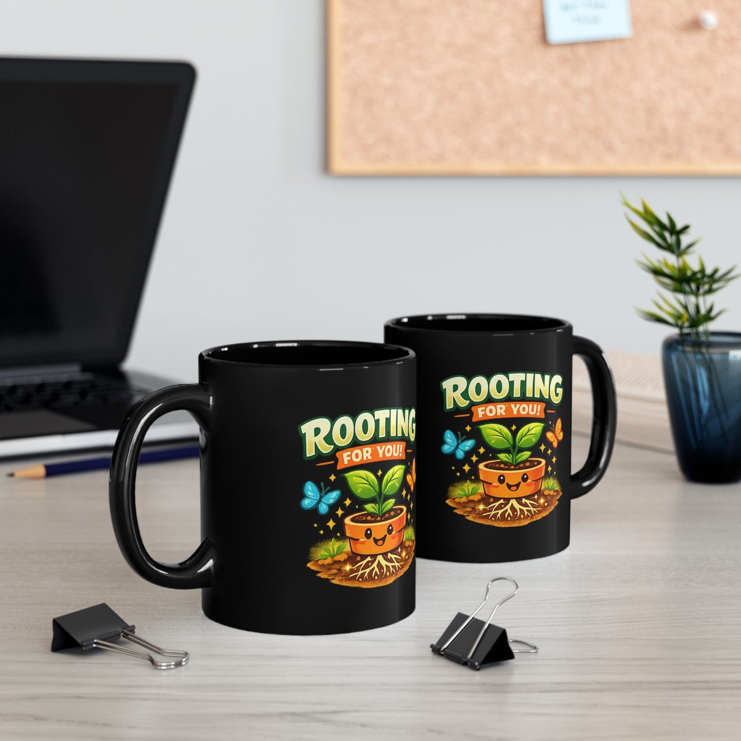 Rooting For You Cute Plant Mug - SJM Print Store